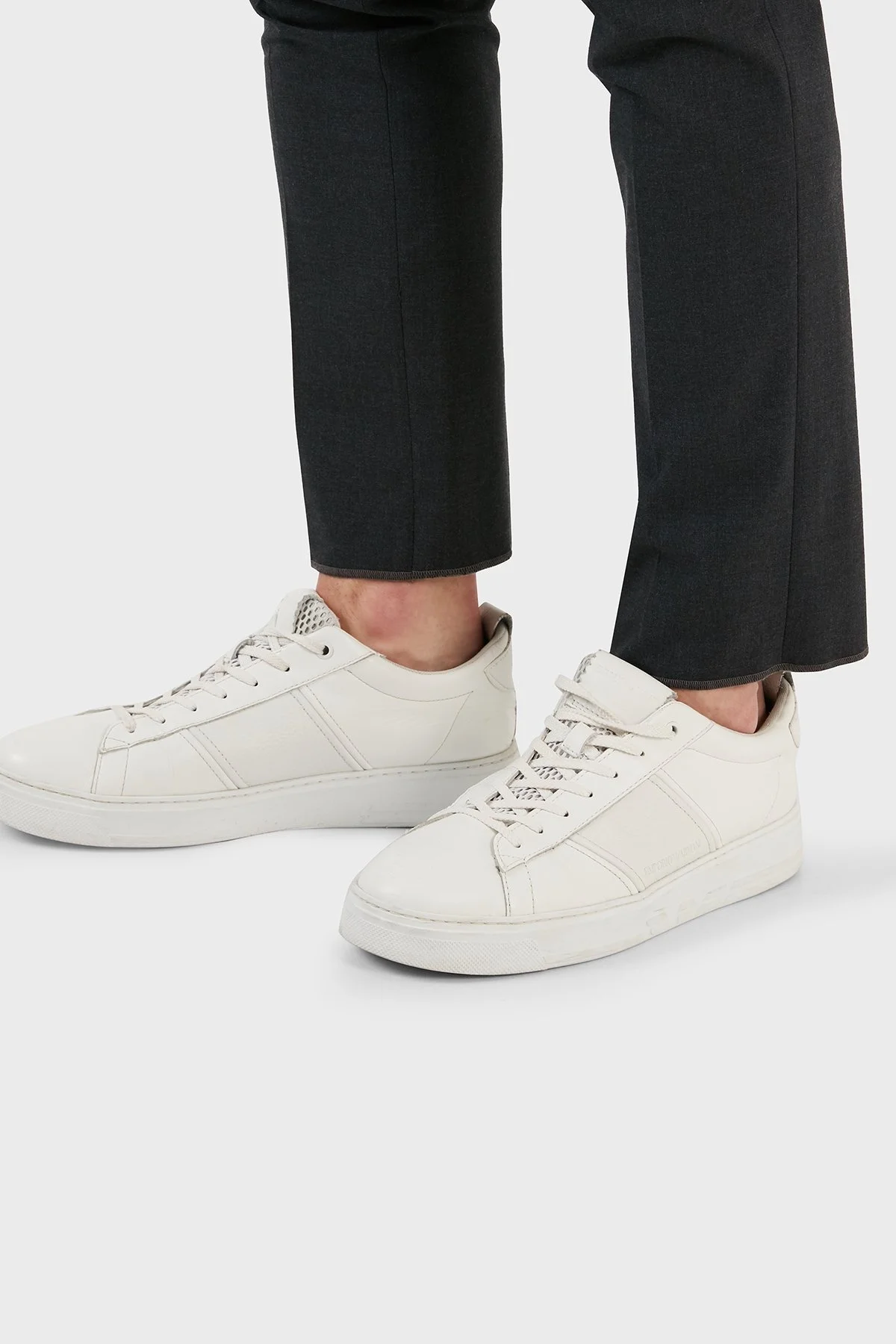 Emporio Armani Yün Karışımlı Skinny-Cut Erkek Pantolon H41P68 01506 630 SİYAH - 6