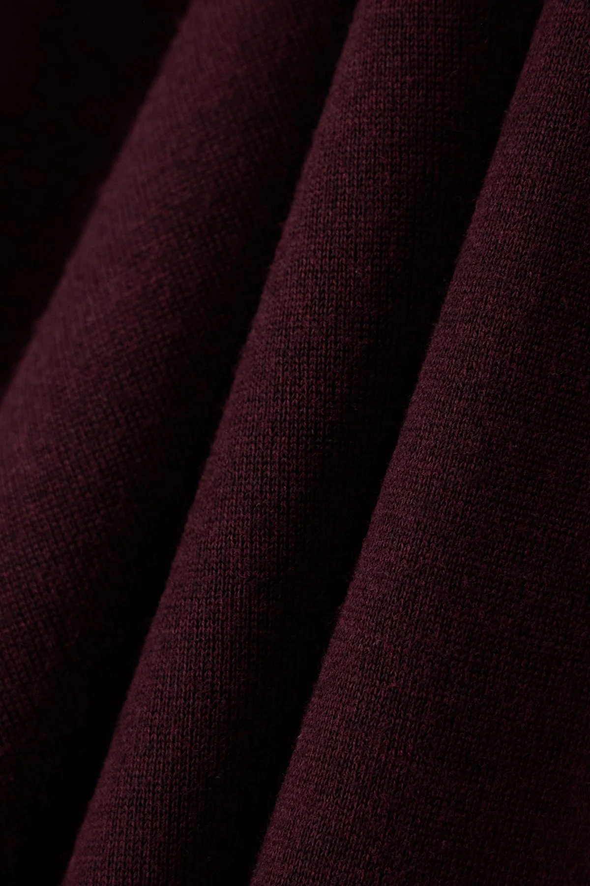 Emporio Armani Yün ve İpek Karışımlı Kısa Kollu Erkek Polo EM006444 AF29802 UA331 Bordo - 5
