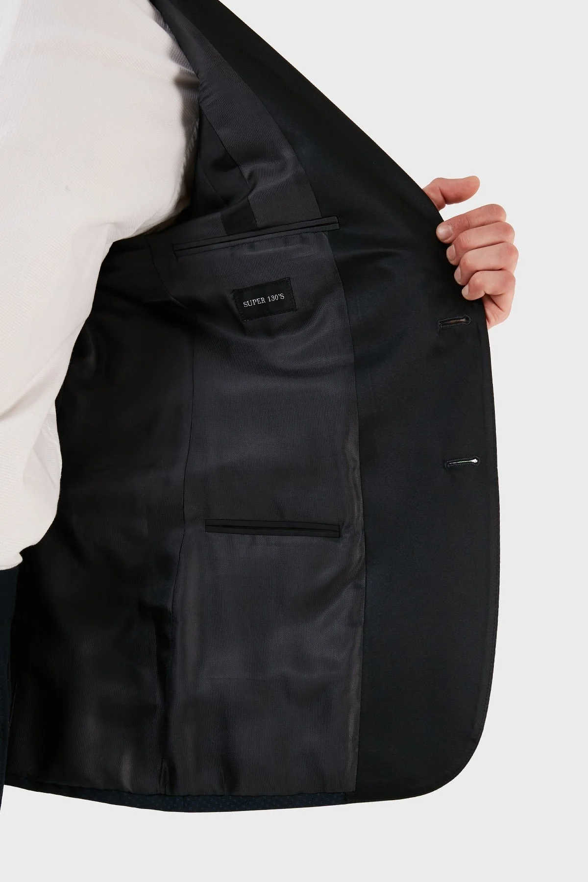 Emporio Armani Yün ve İpek Karışımlı Klasik Erkek Ceket ZOXW1GMO0W1835922 LACİVERT - 11