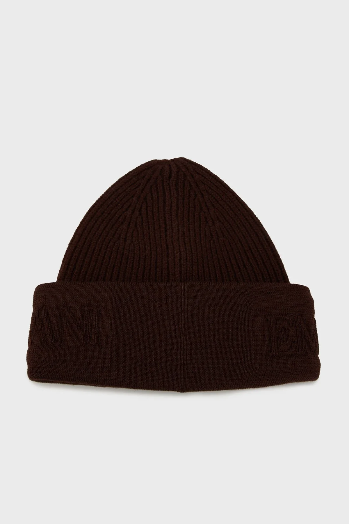 Emporio Armani Yünlü Logolu Erkek Bere EM003750 AF19896 U6279 KAHVE - 2