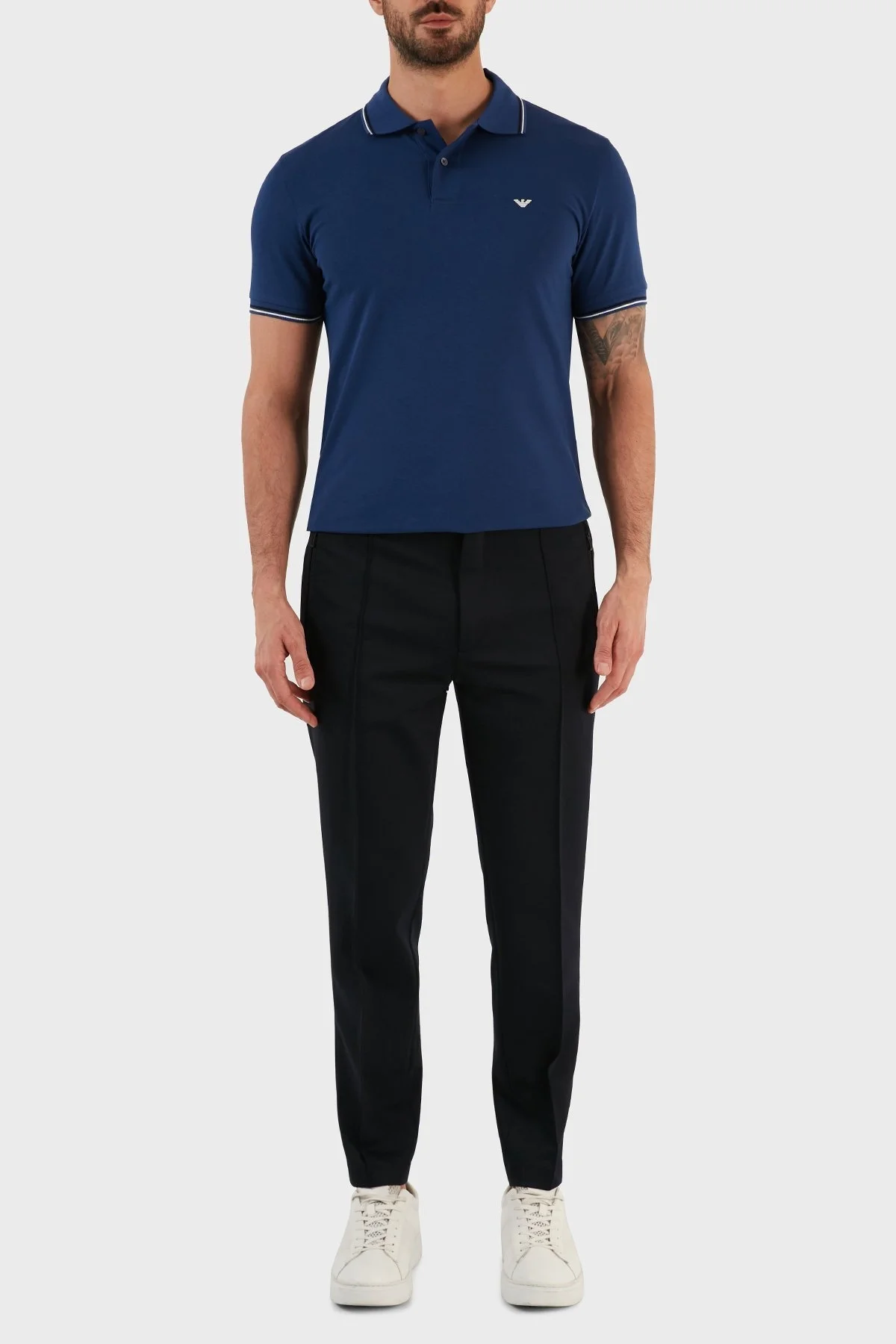 Emporio Armani Yünlü Normal Bel Regular Fit Erkek Pantolon 6L1P86 1JHQZ 0920 LACİVERT - 1