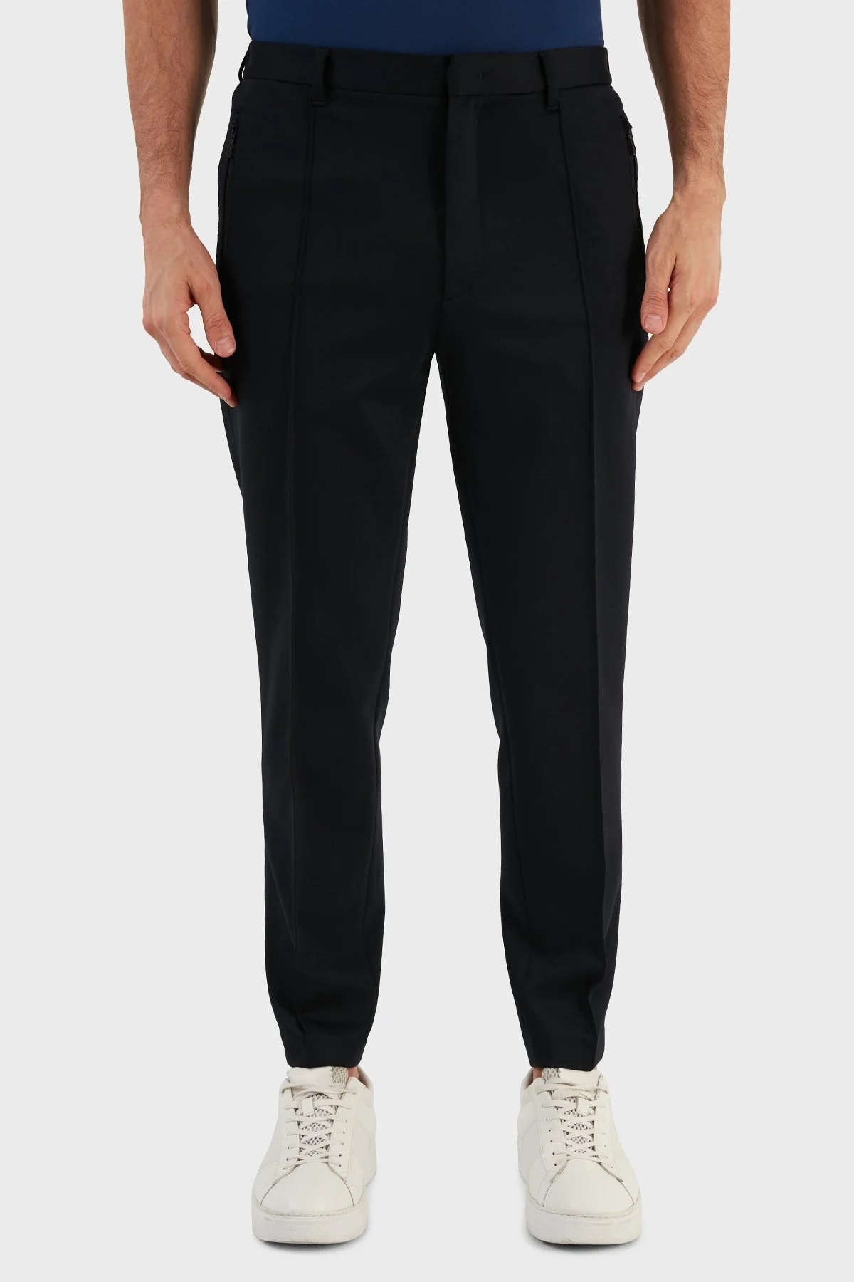 Emporio Armani Yünlü Normal Bel Regular Fit Erkek Pantolon 6L1P86 1JHQZ 0920 LACİVERT - 2