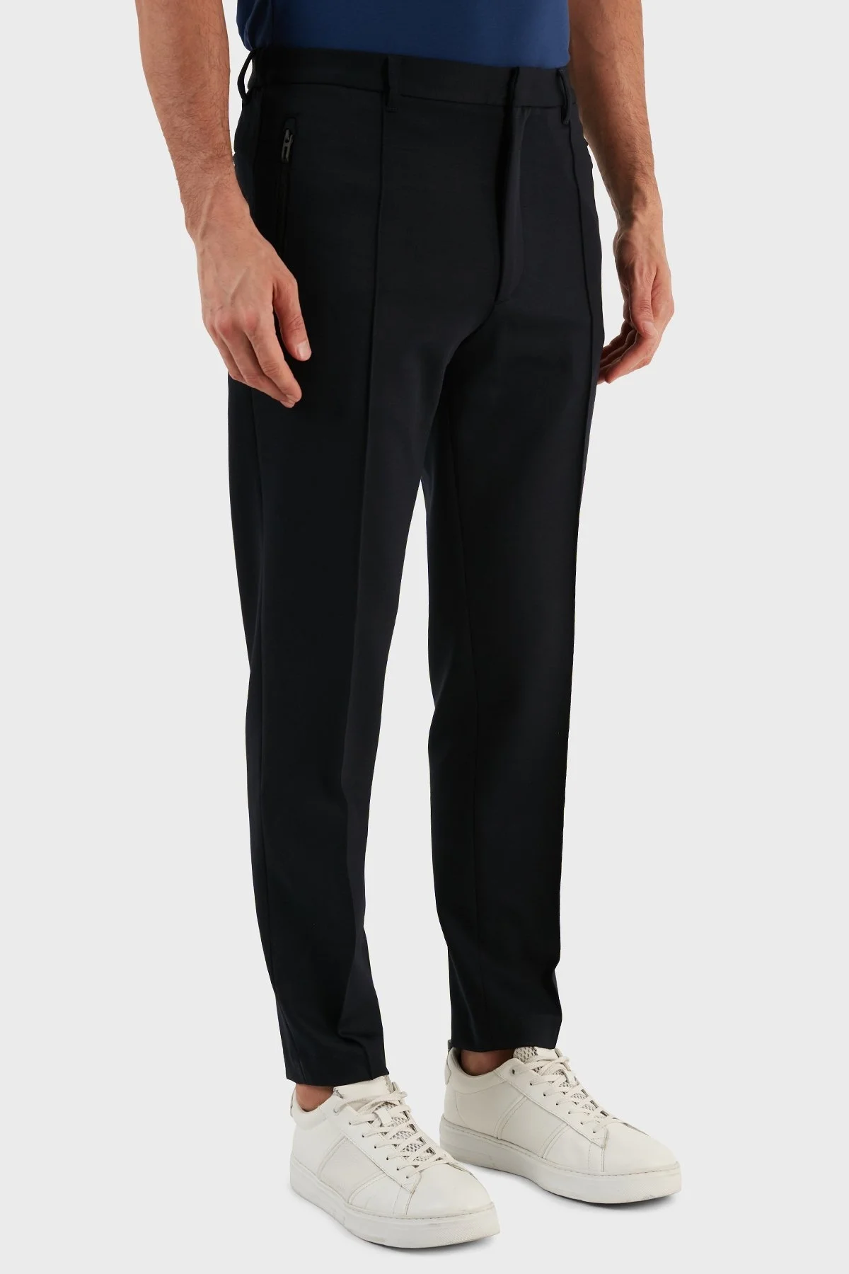 Emporio Armani Yünlü Normal Bel Regular Fit Erkek Pantolon 6L1P86 1JHQZ 0920 LACİVERT - 4