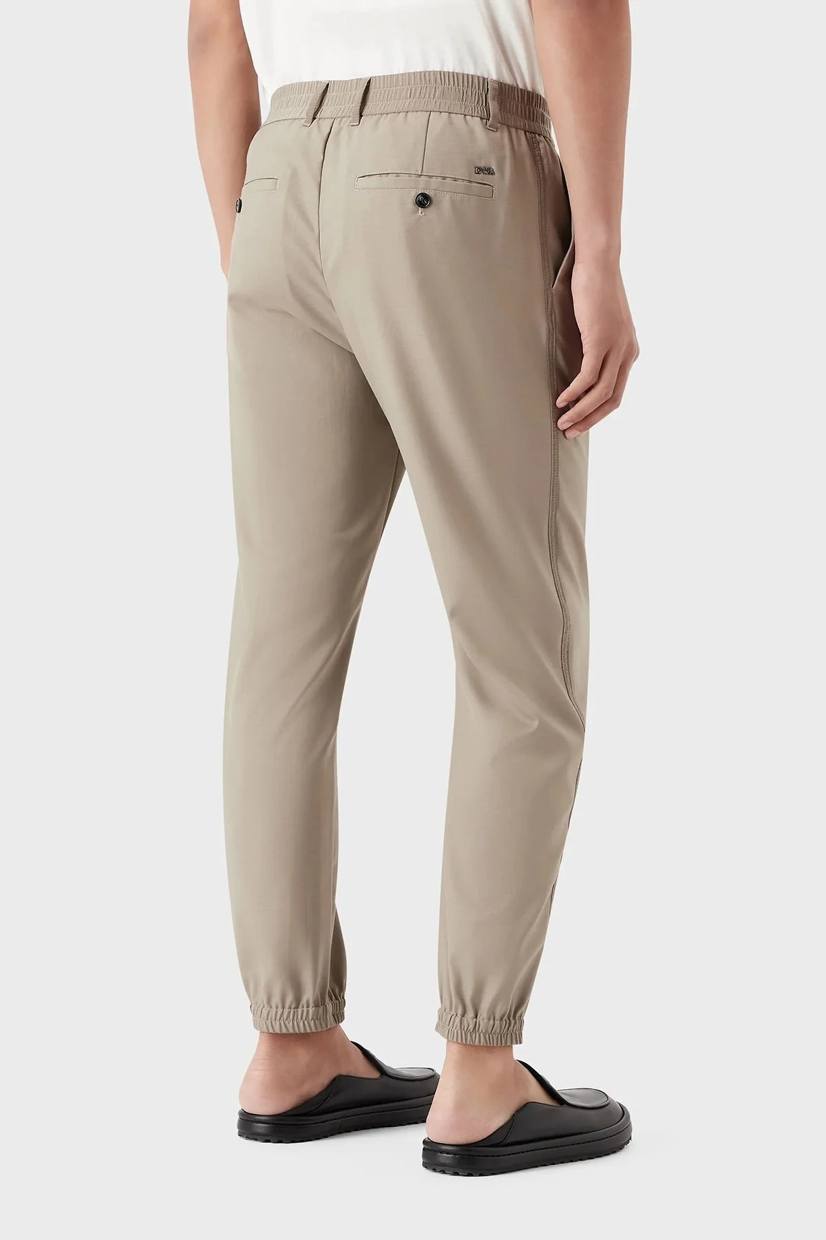 Emporio Armani Yünlü Normal Bel Regular Fit Jogger Erkek Pantolon 3R1PC0 1NRBZ 0144 TOPRAK - 2