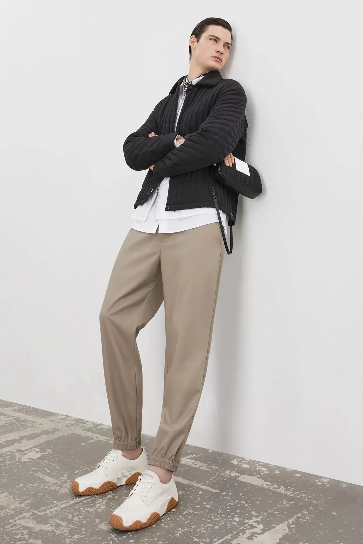 Emporio Armani Yünlü Normal Bel Regular Fit Jogger Erkek Pantolon 3R1PC0 1NRBZ 0144 TOPRAK - 5