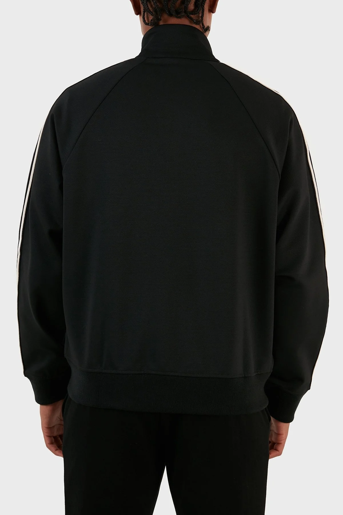 Emporio Armani Yünlü Regular Fit Dik Yaka Erkek Sweat 6R1MF8 1JHQZ 0999 SİYAH - 5