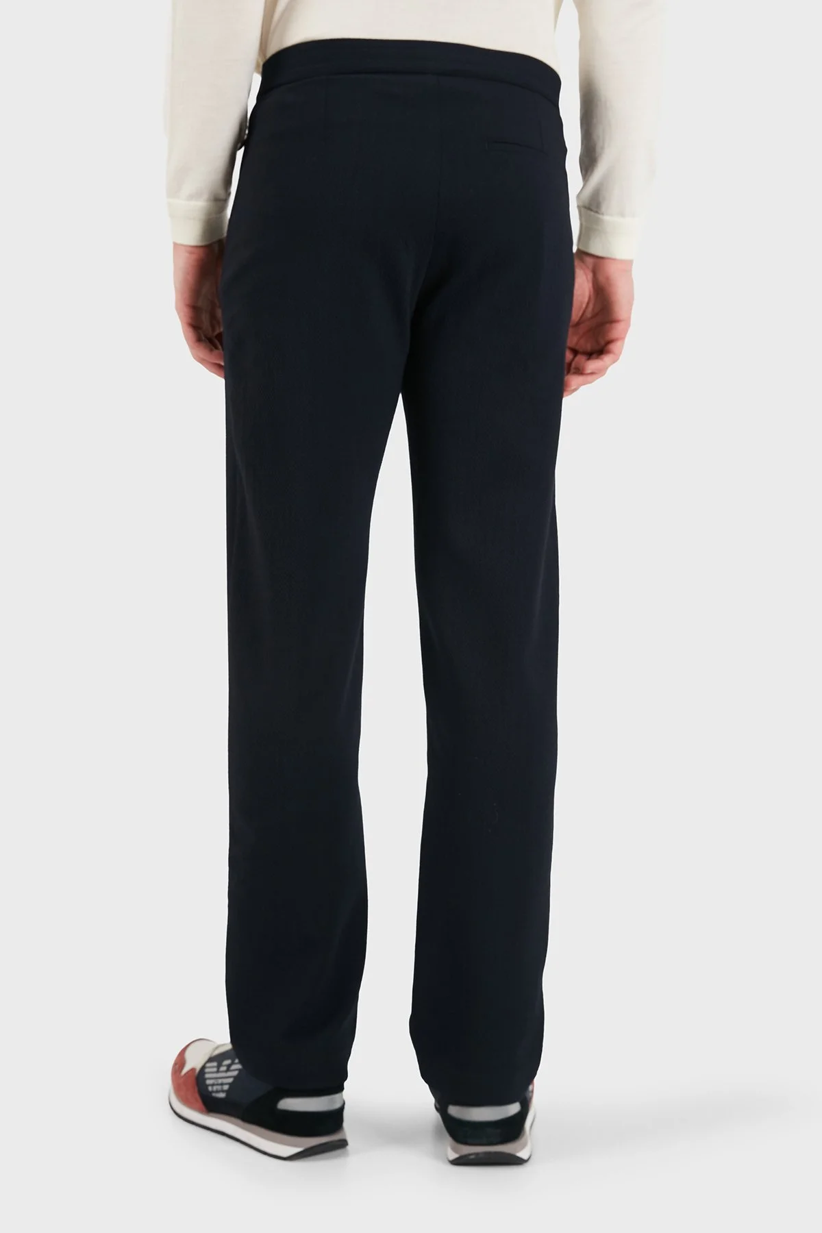 Emporio Armani Yünlü Regular Fit Normal Bel Düz Paça Erkek Pantolon EM004720 AF29404 UB109 Lacivert - 3