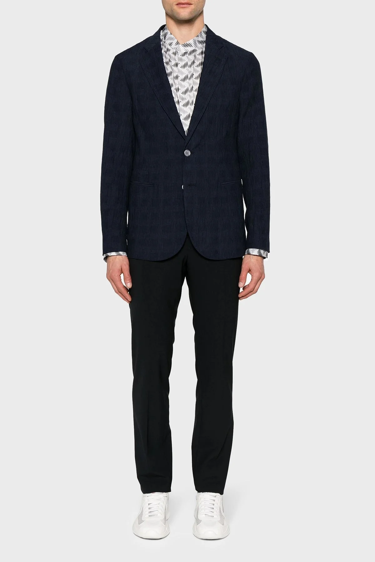 Emporio Armani Yünlü Streç Klasik Erkek Pantolon E31P68 01506 999 SİYAH - 6