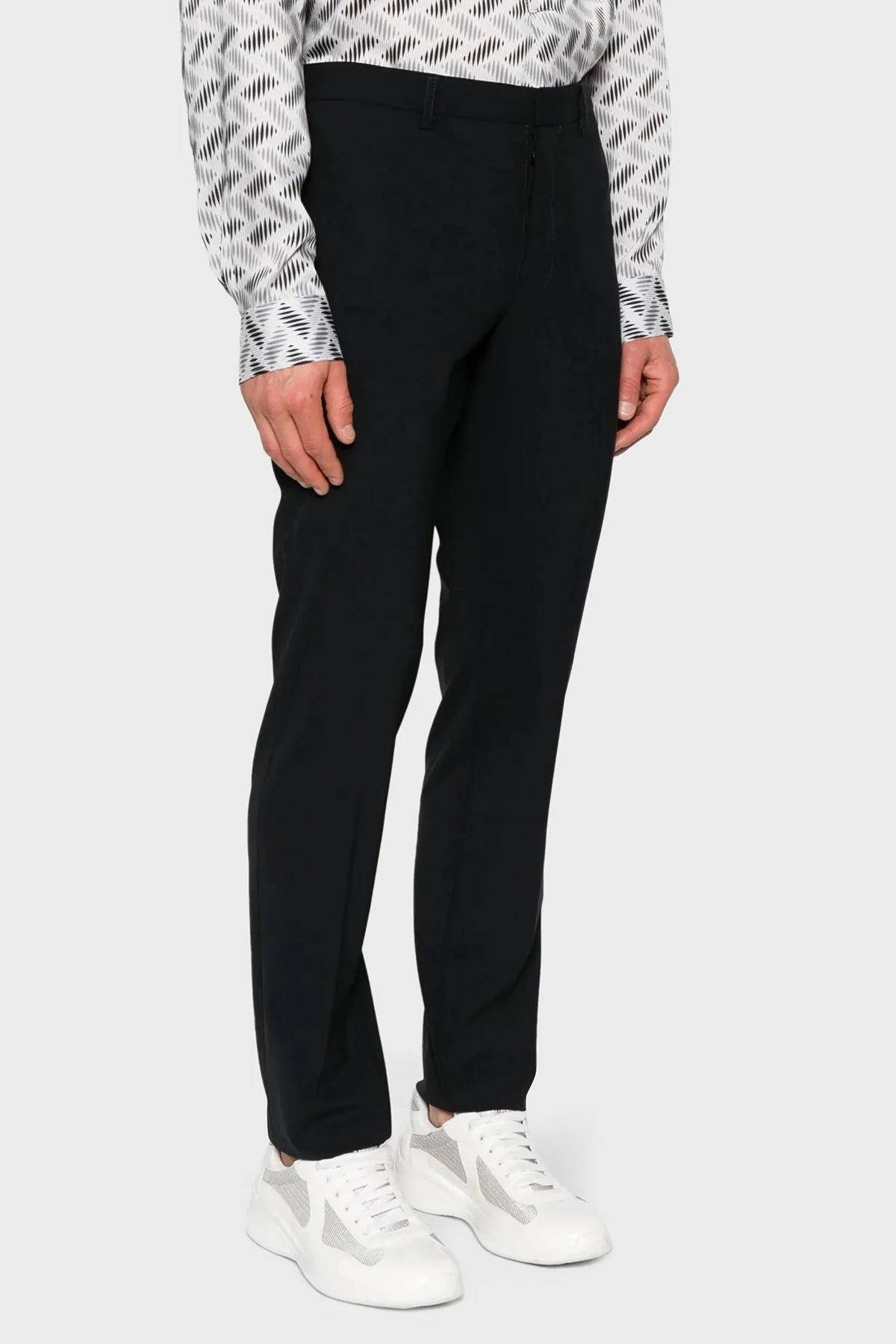 Emporio Armani Yünlü Streç Klasik Erkek Pantolon E31P68 01506 999 SİYAH - 7