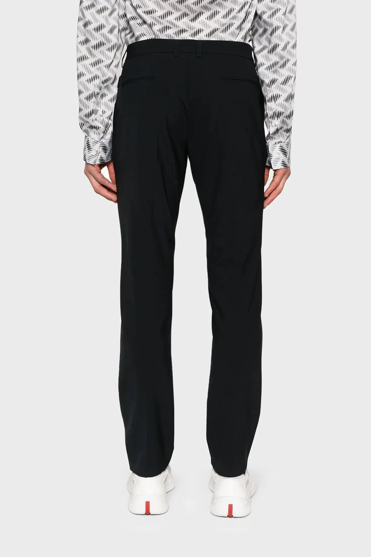 Emporio Armani Yünlü Streç Klasik Erkek Pantolon E31P68 01506 999 SİYAH - 8