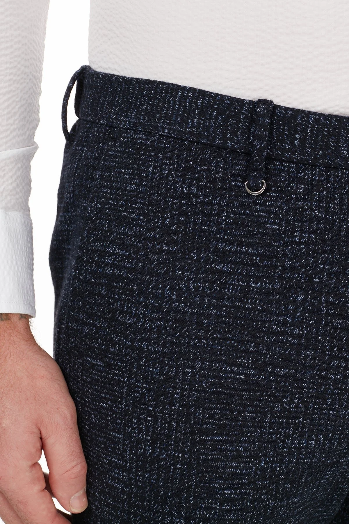 Emporio Armani Yünlü Trousers Erkek Pantolon 91P35S 91S65 921 LACİVERT - 7