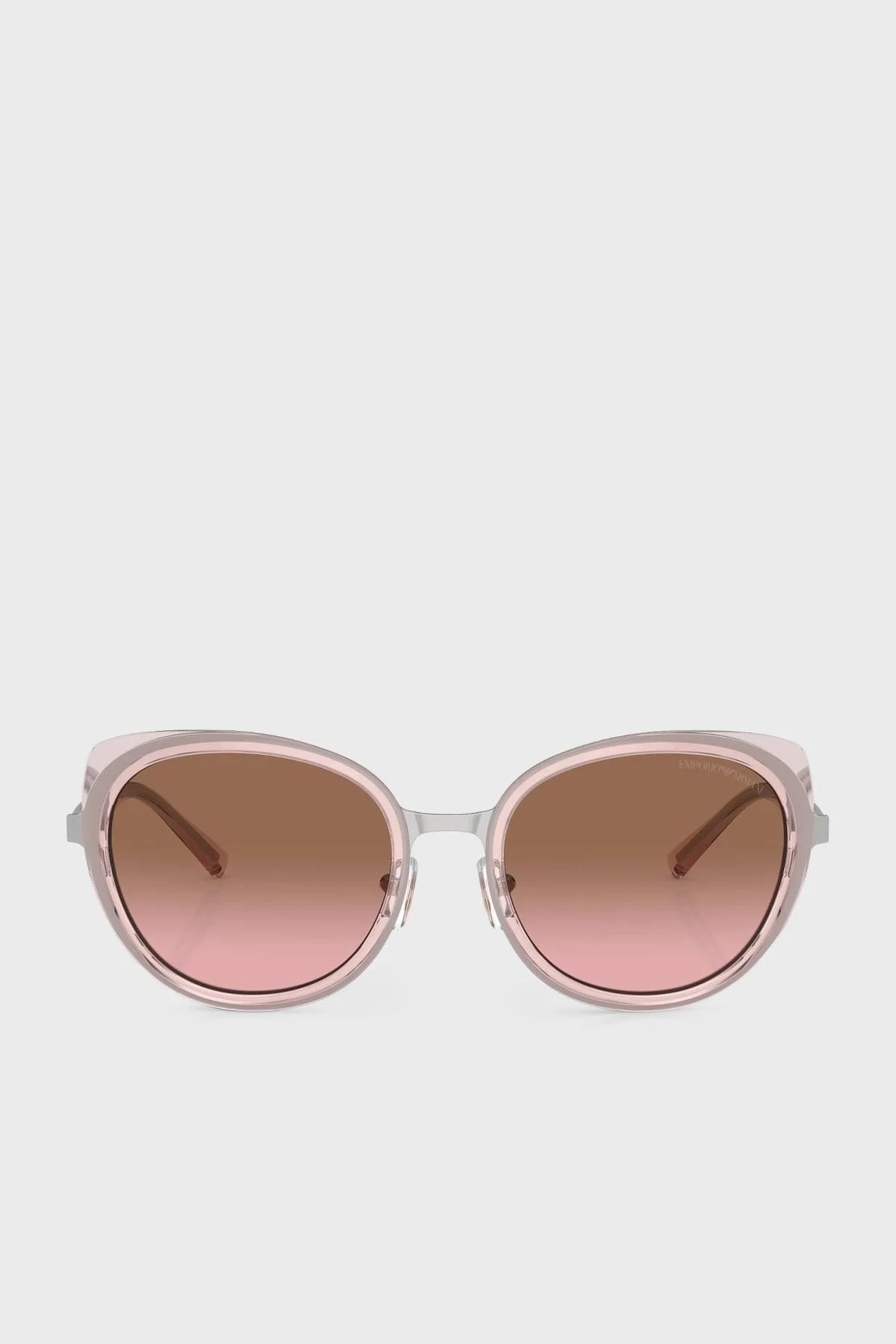 Emporio Armani Yuvarlak Güneş Bayan Gözlük 0EA2146 336414 53 Pembe Degrade Kahve-Işıltılı G - 6