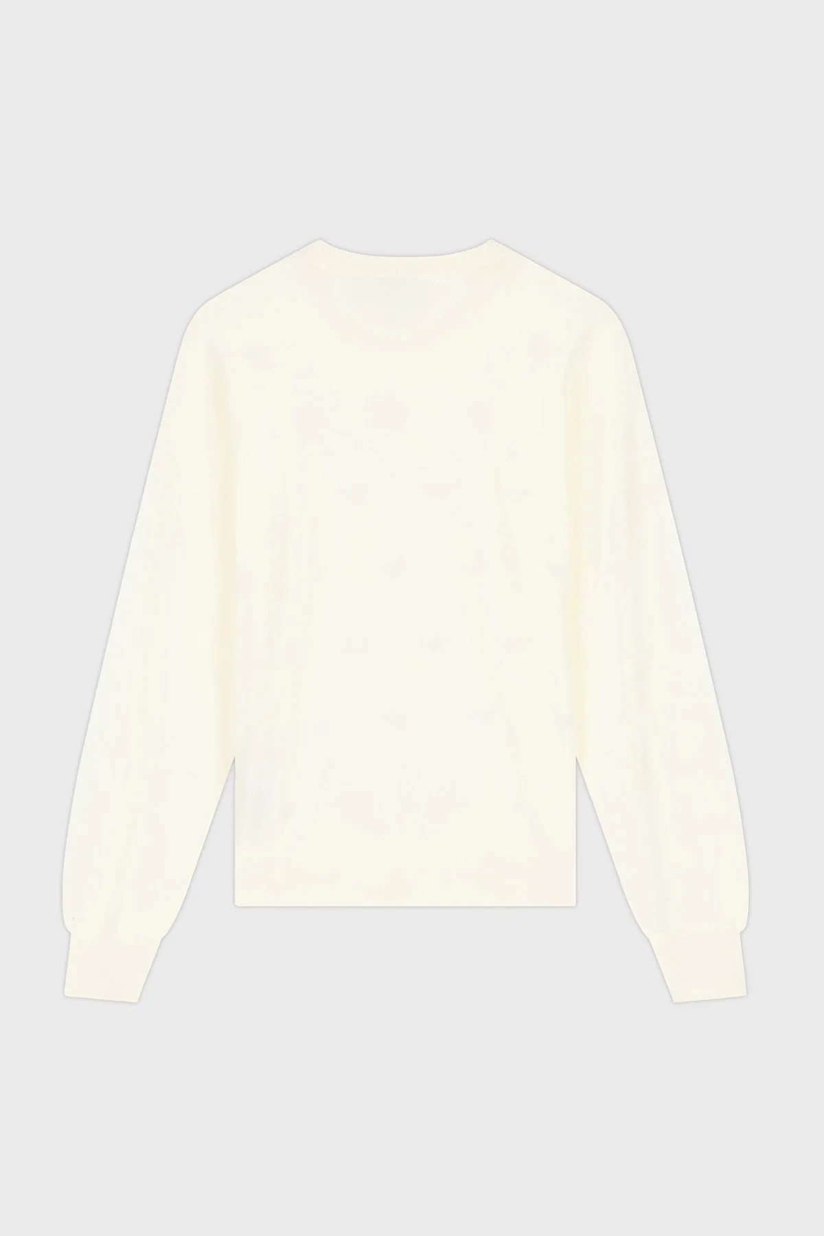 Emporio Armani Yuvarlak Yaka Yün Kadın Kazak EW004693 AF29551 F0027 Beyaz-mavi - 2