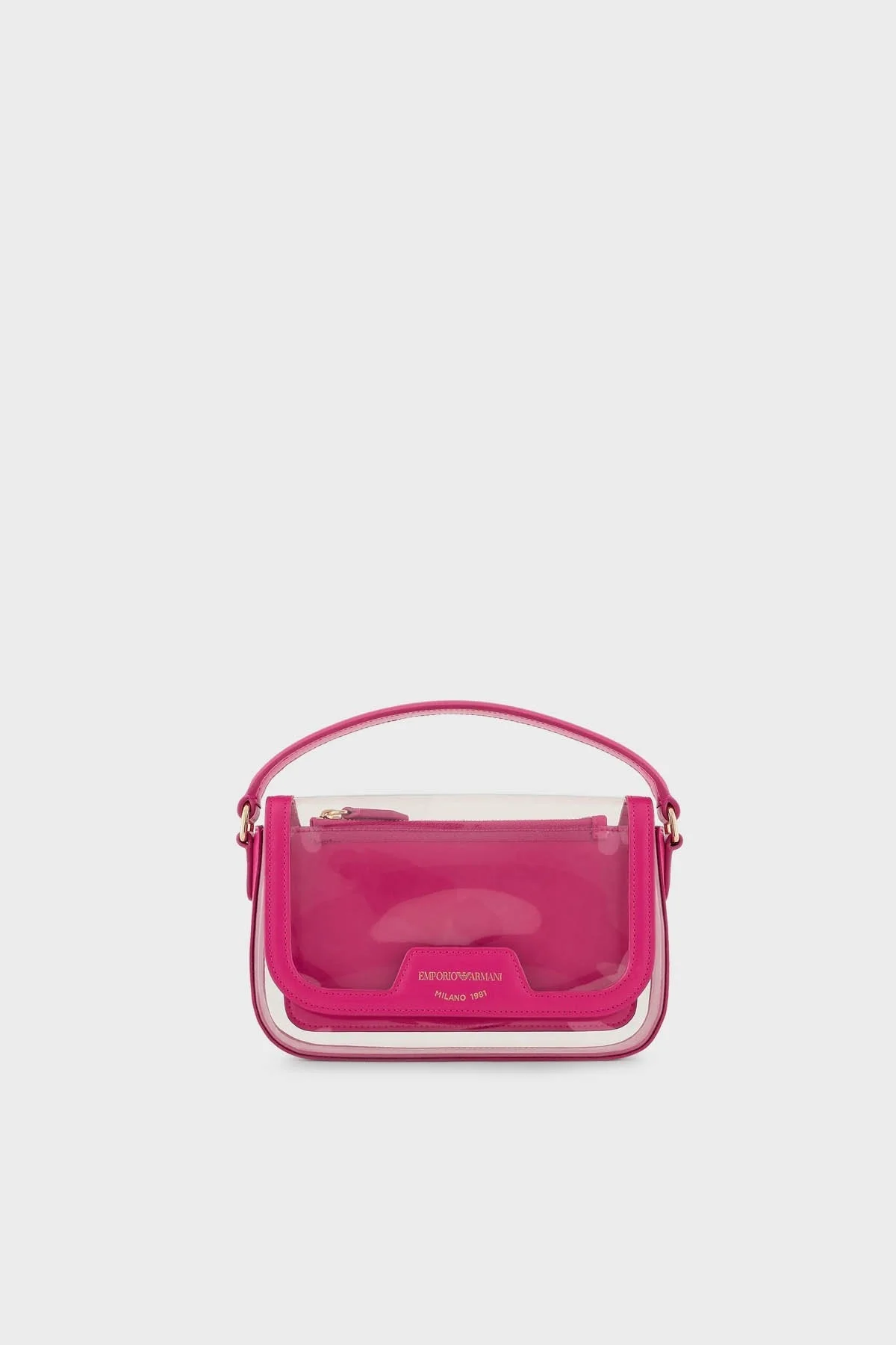 Emporio Armani Zincir Askılı Şeffaf Bayan Çanta Y3H294 YWS5B 80746 PEMBE - 1