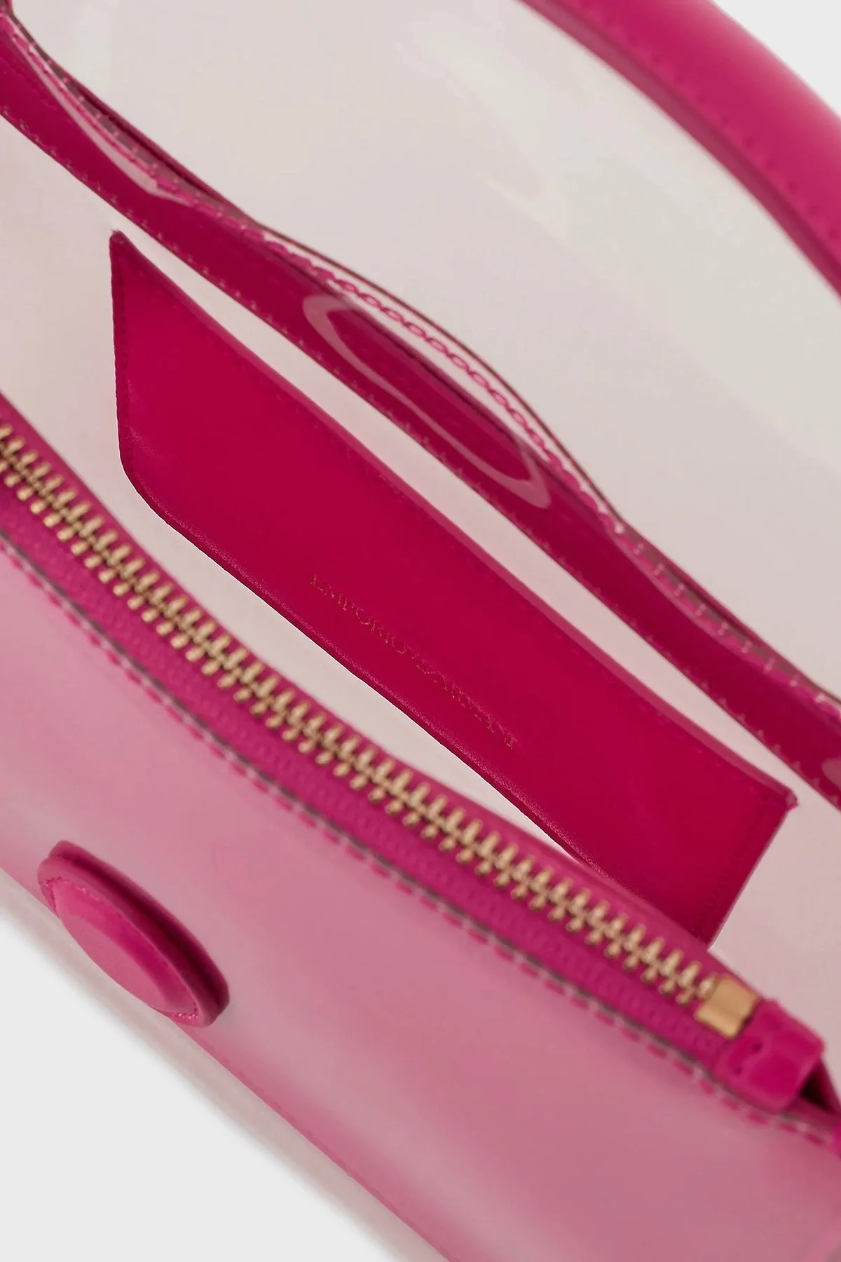 Emporio Armani Zincir Askılı Şeffaf Bayan Çanta Y3H294 YWS5B 80746 PEMBE - 6