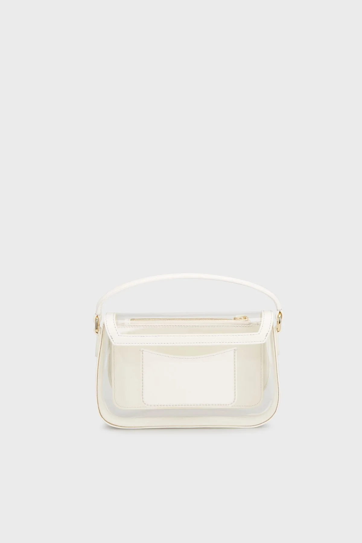 Emporio Armani Zincir Askılı Şeffaf Bayan Çanta Y3H294 YWS5B 83870 BEYAZ - 3