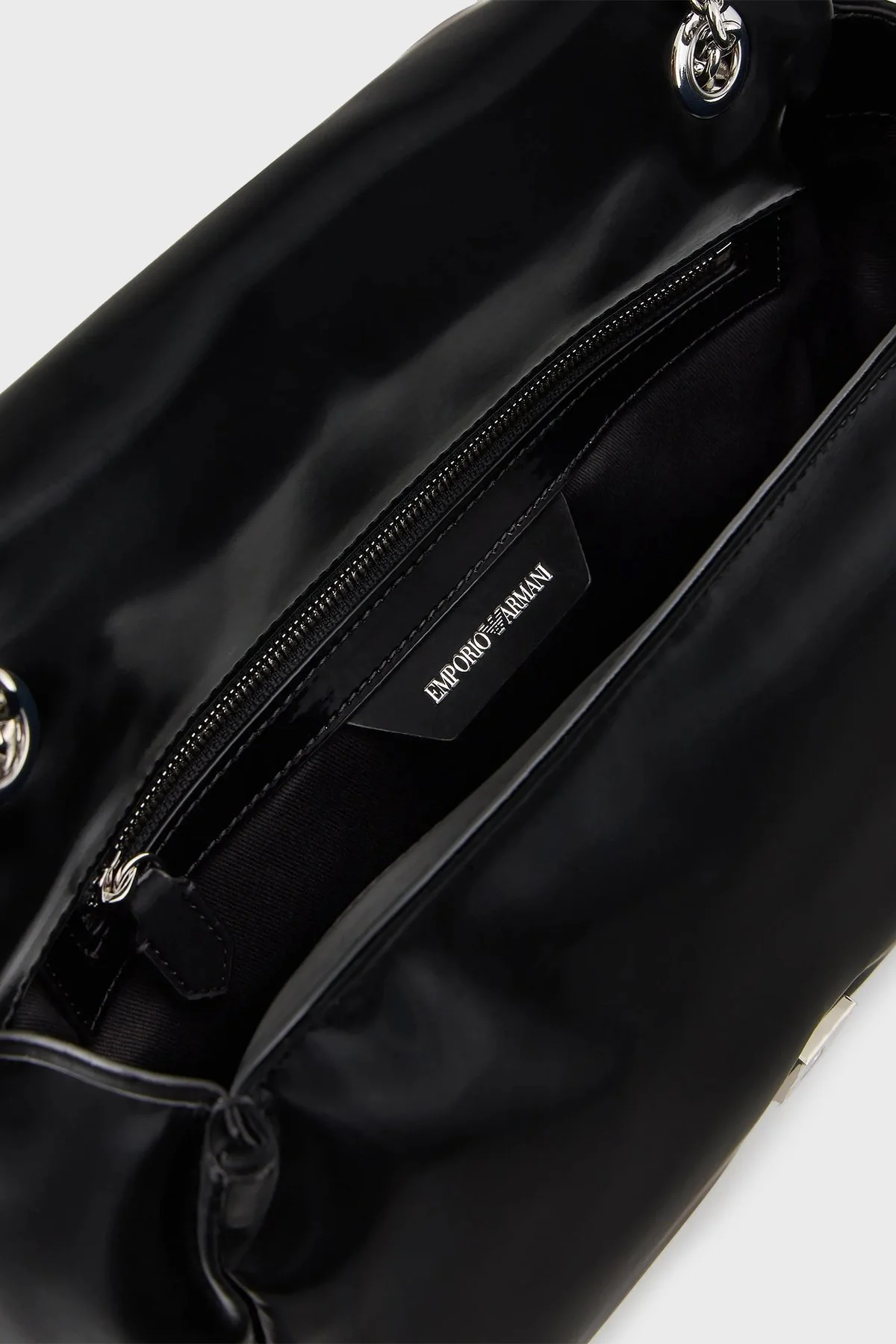 Emporio Armani Zincir Omuz Askılı Bayan Çanta Y3B208 YWE7E 80001 SİYAH - 6