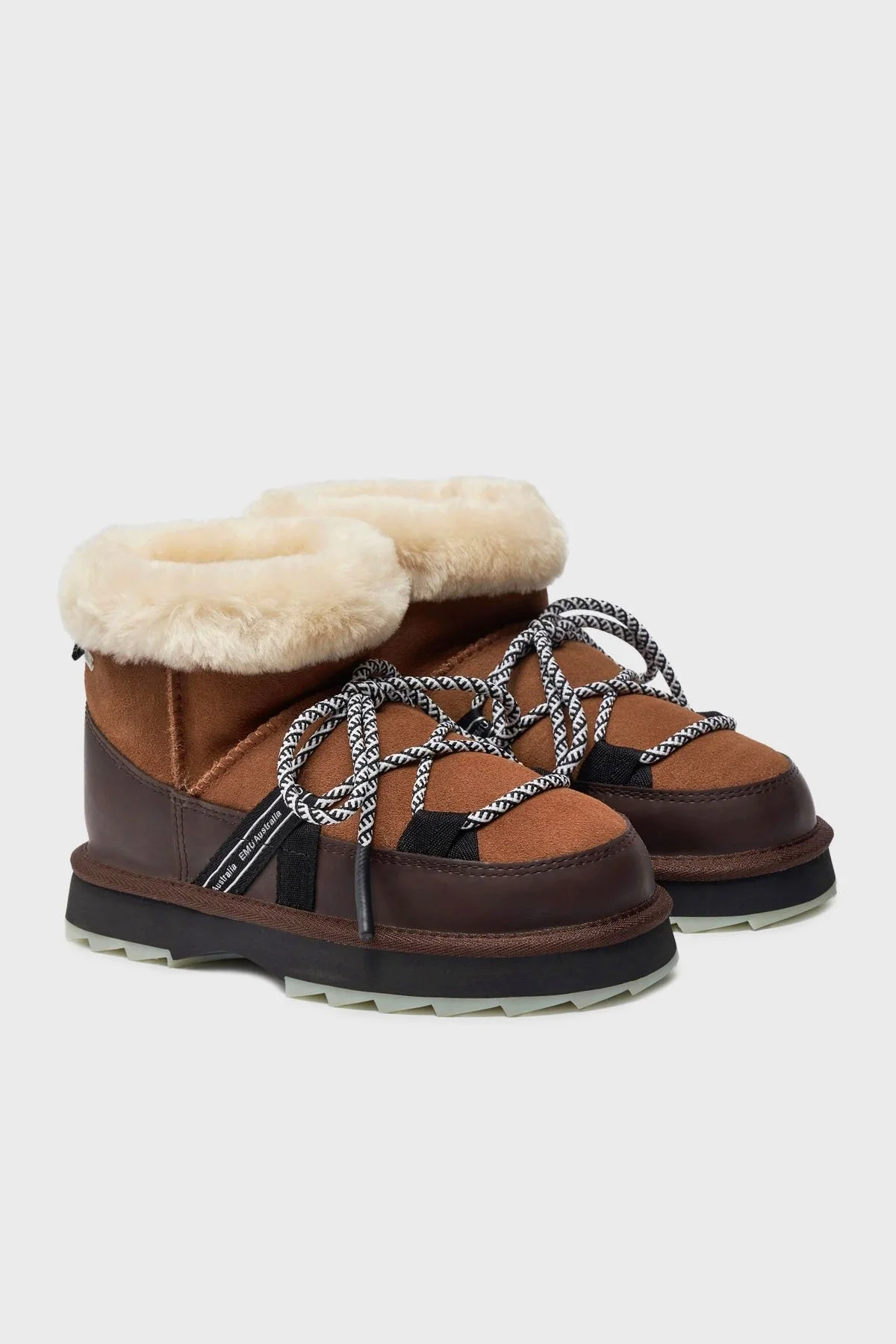 EMU Australia Blurred Micro Hakiki Deri Su Geçirmez Bayan Bot W13129 CST TABA - 3