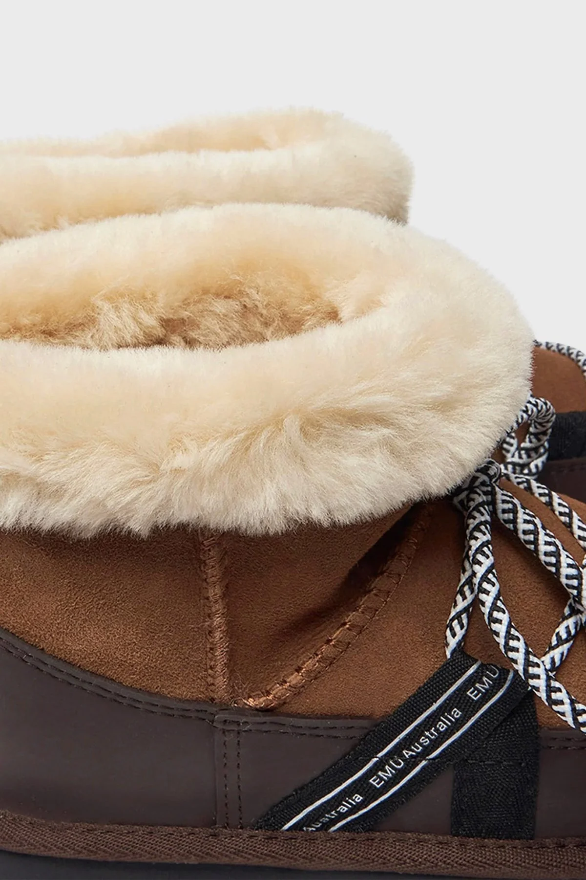 EMU Australia Blurred Micro Hakiki Deri Su Geçirmez Bayan Bot W13129 CST TABA - 6