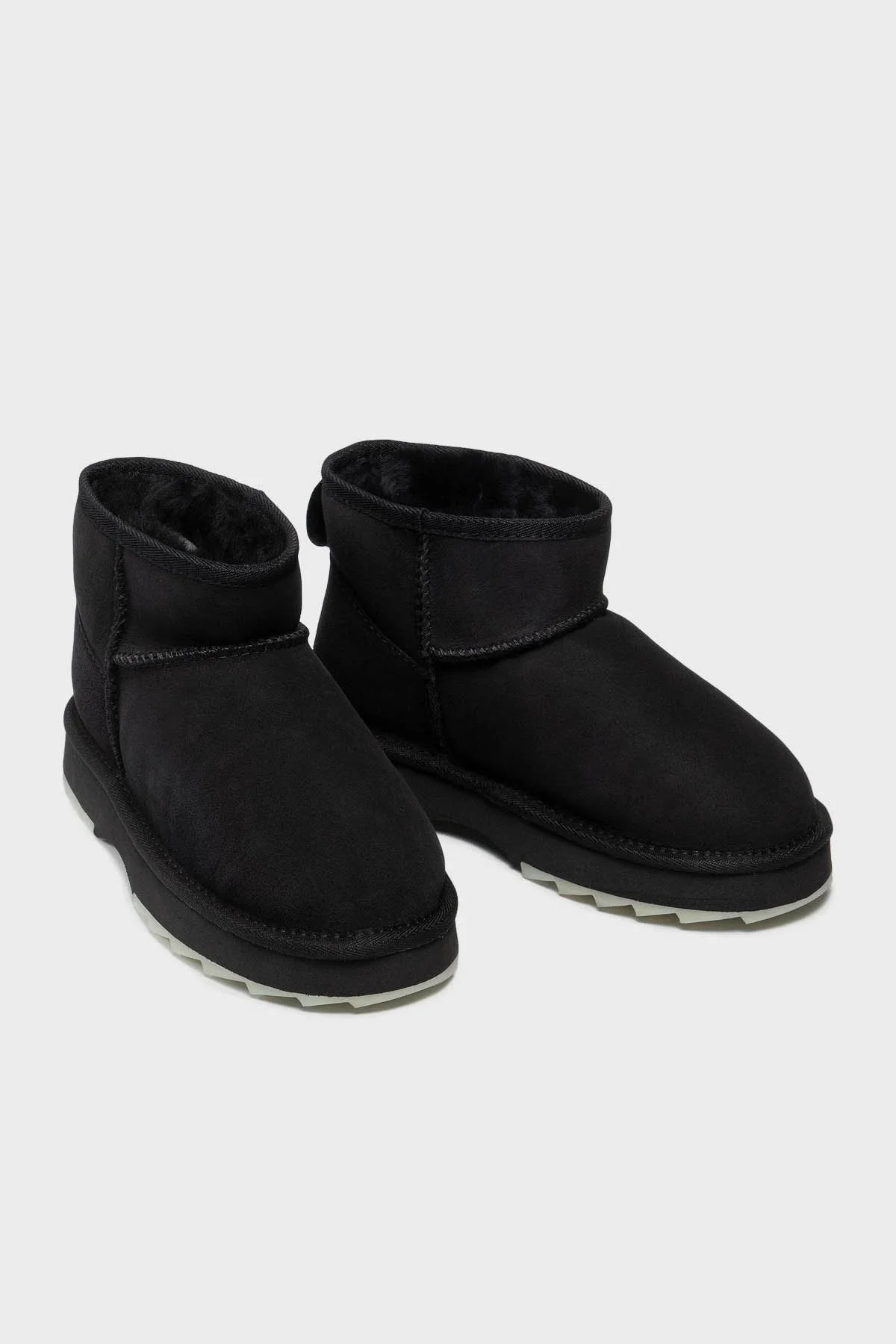 EMU Australia Sharky Micro Hakiki Deri Suya Dayanıklı Bayan Bot W12548 98 SİYAH - 9