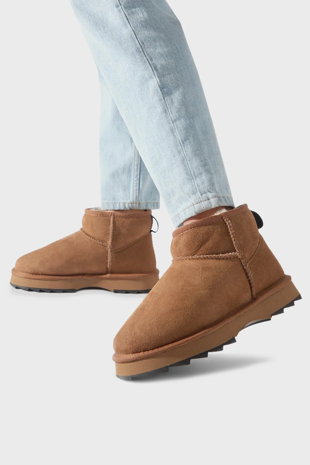 EMU Australia Sharky Micro Hakiki Deri Suya Dayanıklı Bayan Bot W12548 CST TABA - 8