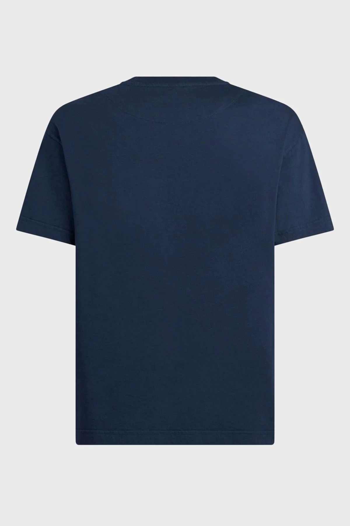 Etro % 100 Pamuk Regular Fit Bisiklet Yaka Logolu Erkek T Shirt MRMA0007 AR233 B0065 LACİVERT - 12