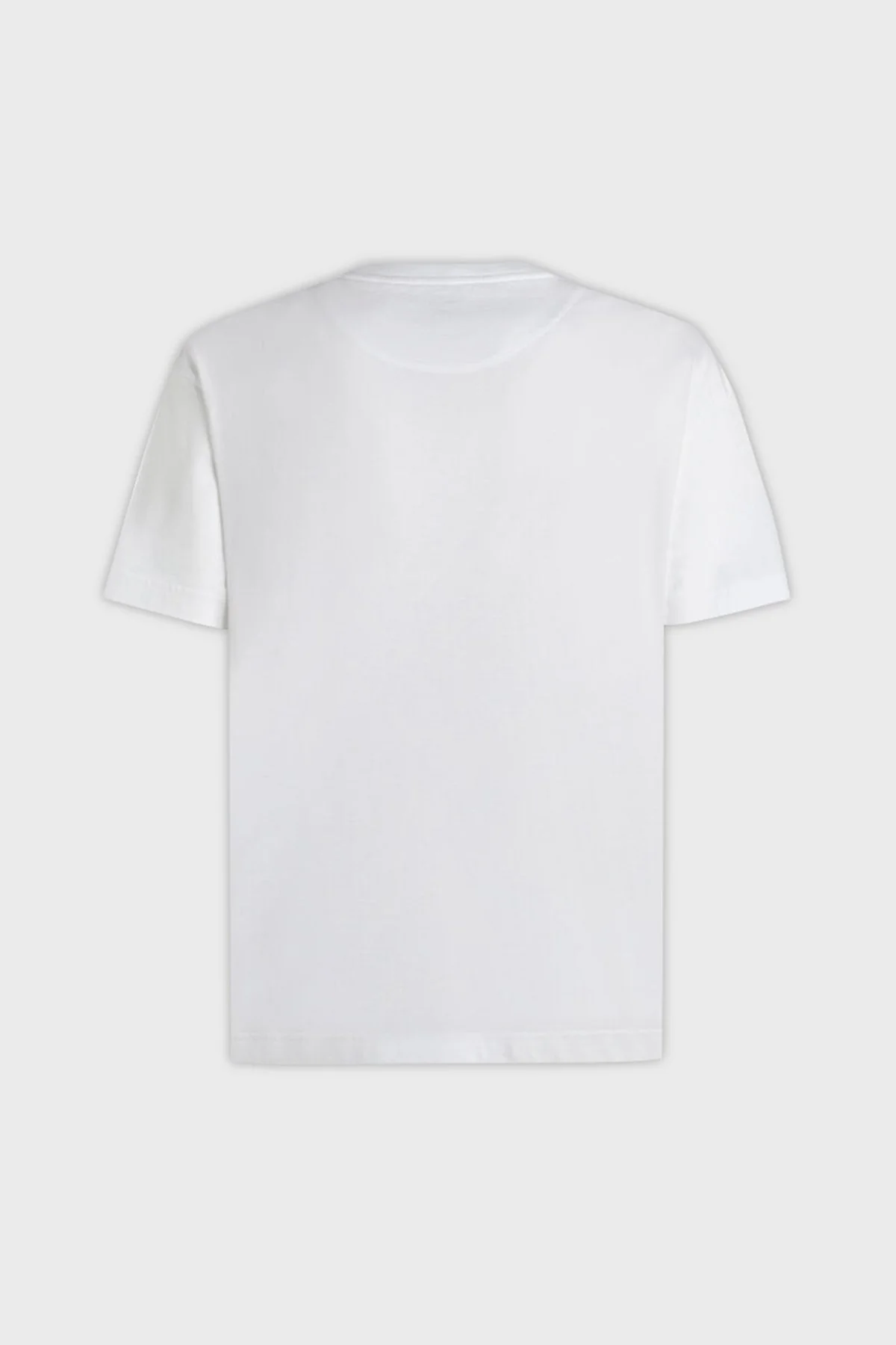 Etro % 100 Pamuk Regular Fit Bisiklet Yaka Logolu Erkek T Shirt MRMA0007 AR233 W0800 BEYAZ - 9