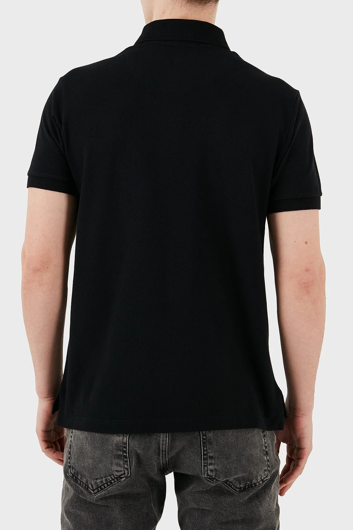 Etro % 100 Pamuk Regular Fit Düğmeli Erkek Polo Yaka T Shirt MRMD0005 AC274 N0000 SİYAH - 3