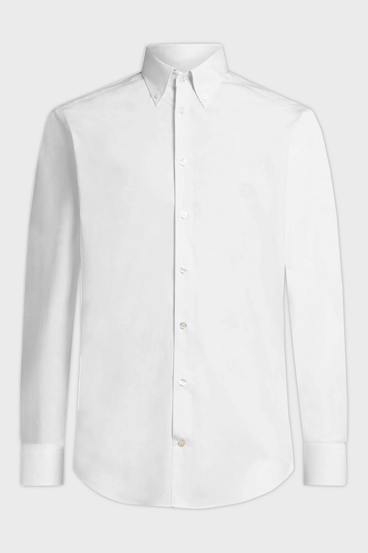 Etro % 100 Pamuk Regular Fit Düğmeli Yaka Erkek Gömlek MRIB0006 AV607 W0800 BEYAZ - 10