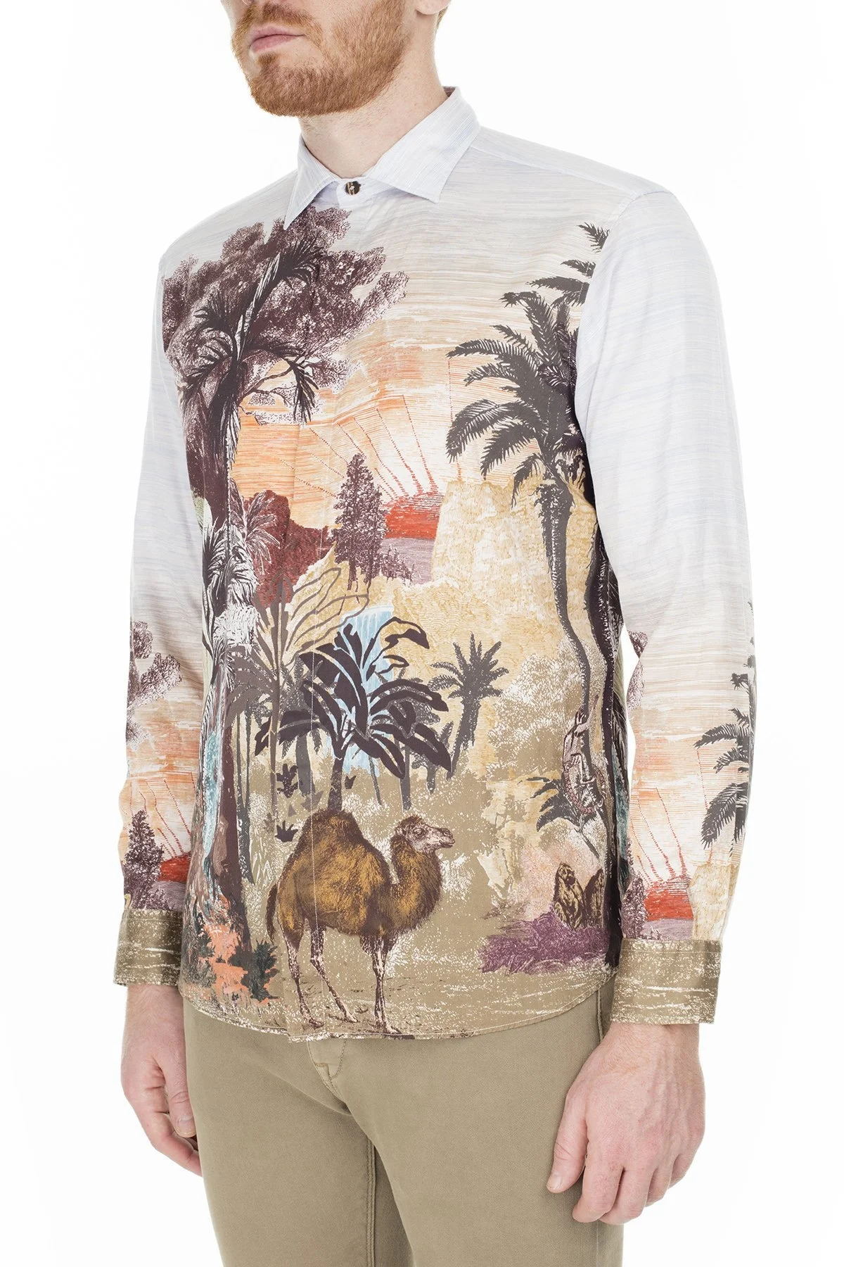 Etro Regular Fit Erkek Gömlek 1K819 4232 101 AÇIK MAVİ - 3