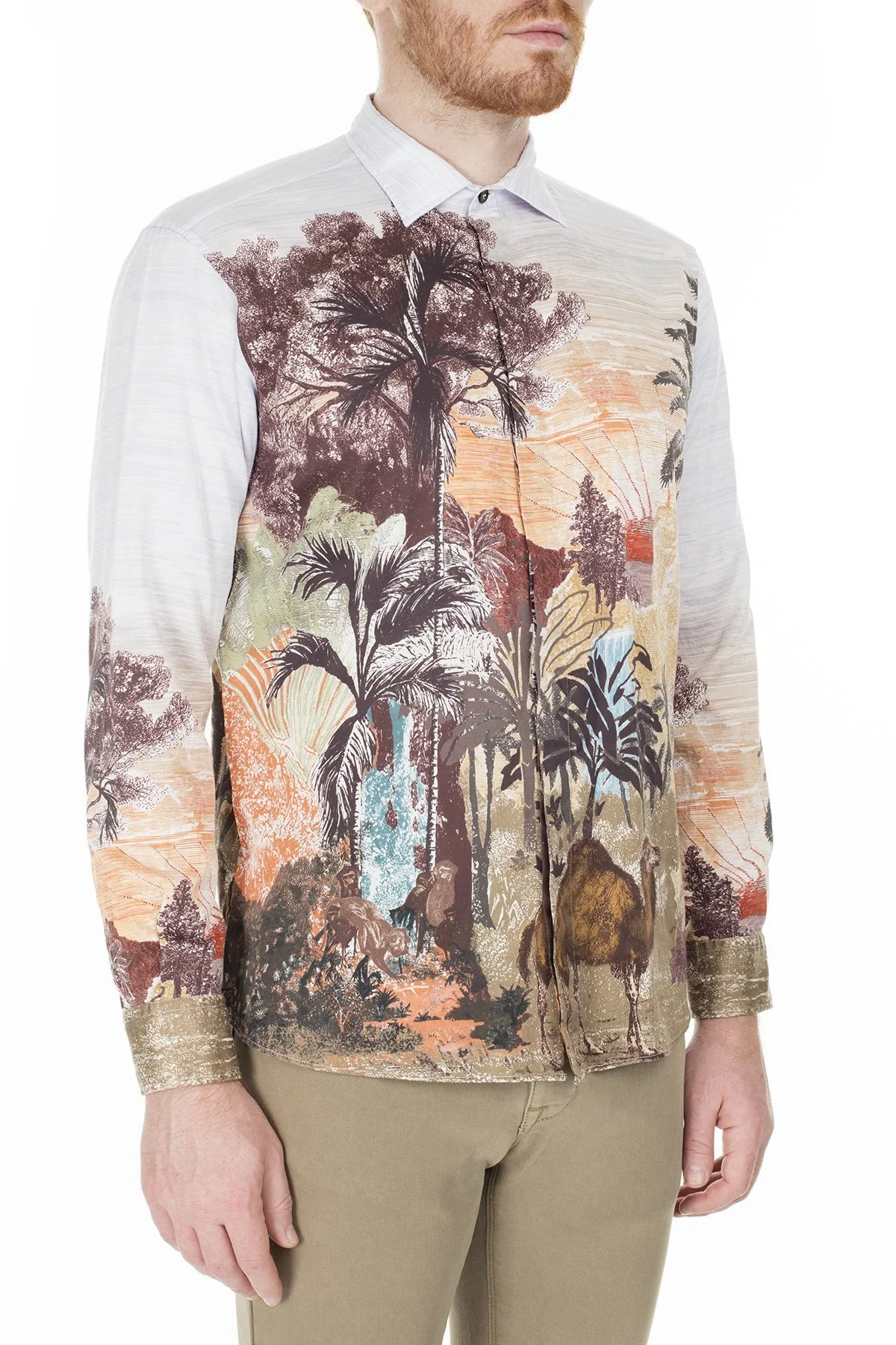 Etro Regular Fit Erkek Gömlek 1K819 4232 101 AÇIK MAVİ - 4