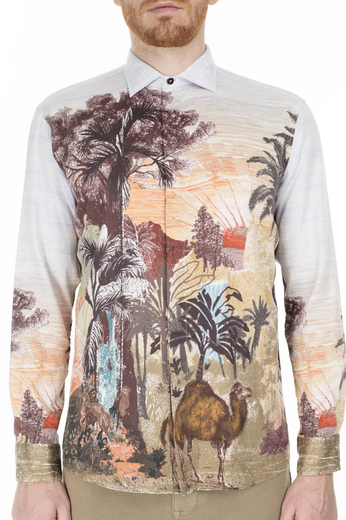 Etro Regular Fit Erkek Gömlek 1K819 4232 101 AÇIK MAVİ - 6