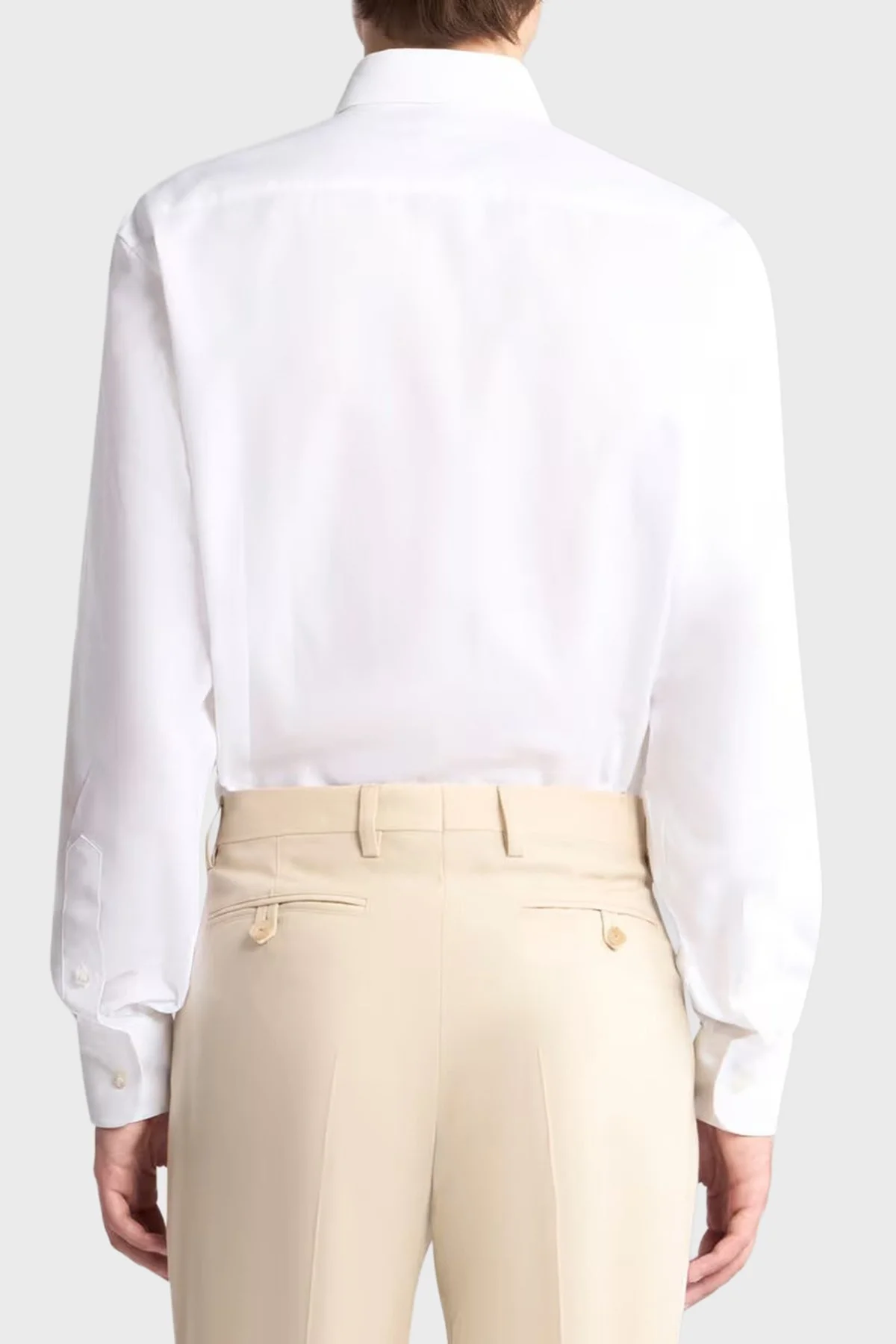 Etro Streç Pamuklu Regular Fit Düğmeli Yaka Erkek Gömlek MRIB0004 AV607 W0800 BEYAZ - 2