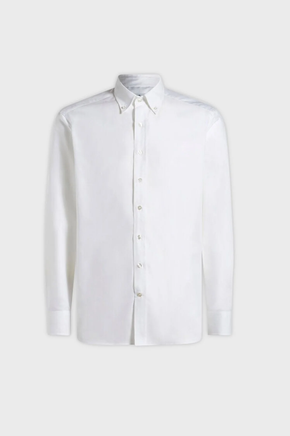 Etro Streç Pamuklu Regular Fit Düğmeli Yaka Erkek Gömlek MRIB0004 AV607 W0800 BEYAZ - 4