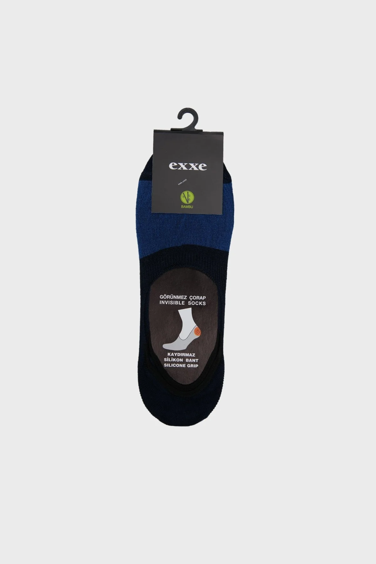 Exxe Bambu Babet Erkek Çorap 6220002 LACİVERT-MAVİ - 1