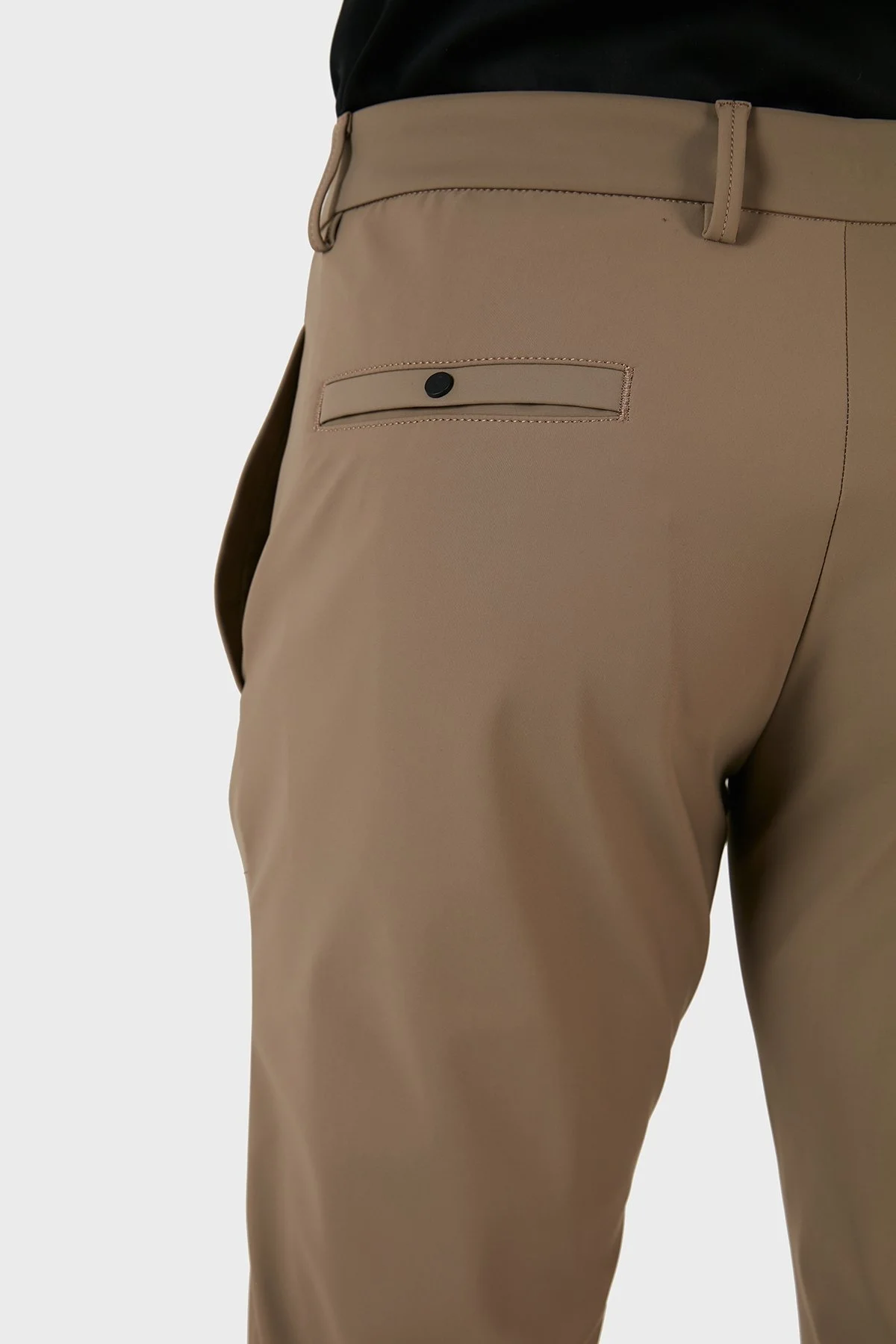 Exxe Belden Bağlamalı Regular Fit Chino Erkek Pantolon 630GBK10 BEJ - 7