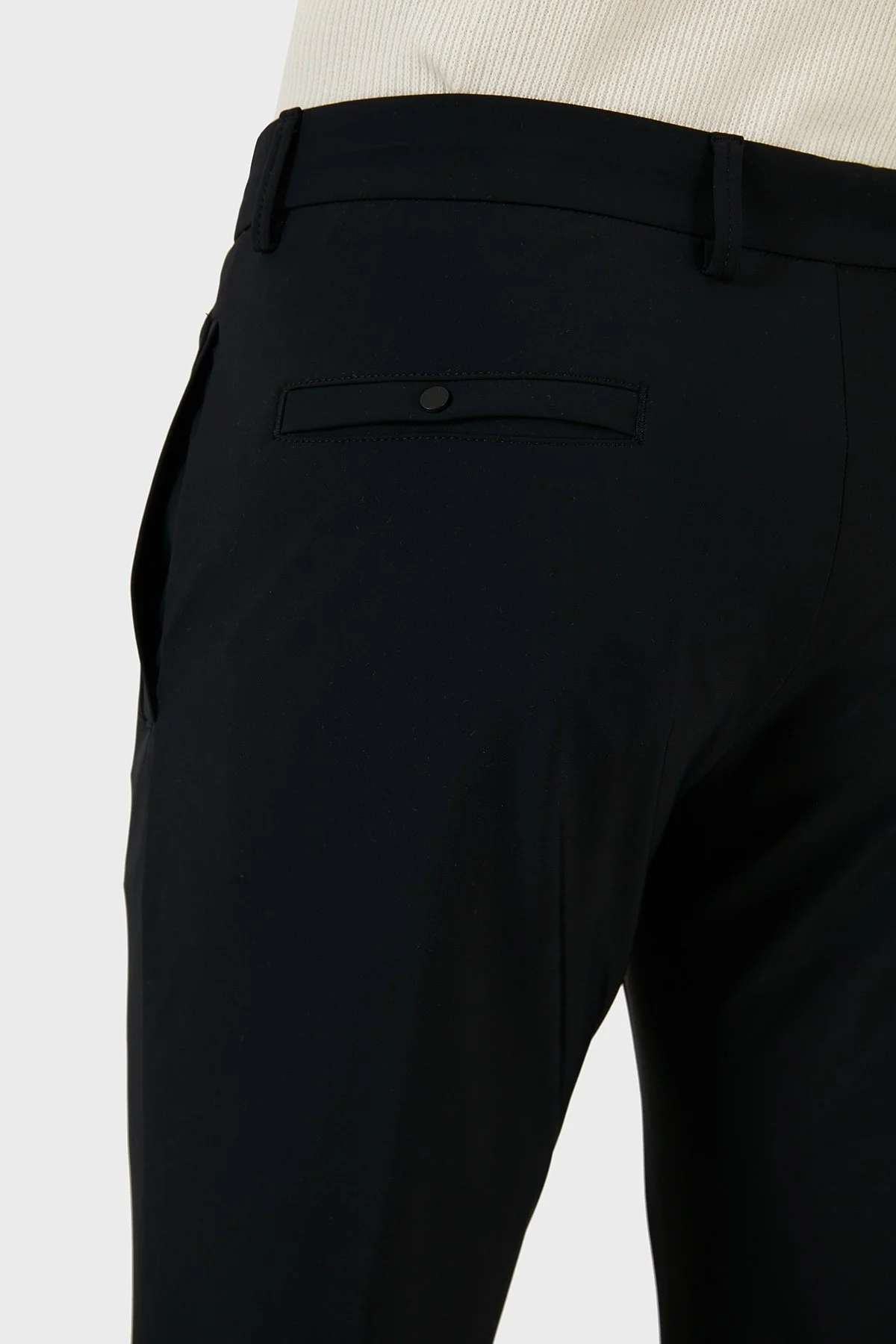 Exxe Belden Bağlamalı Regular Fit Chino Erkek Pantolon 630GBK10 SİYAH - 7