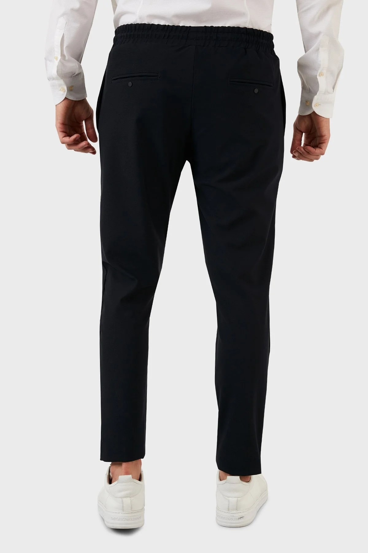 Exxe Belden Bağlamalı Regular Fit Chino Erkek Pantolon 630GBT102 LACİVERT - 6