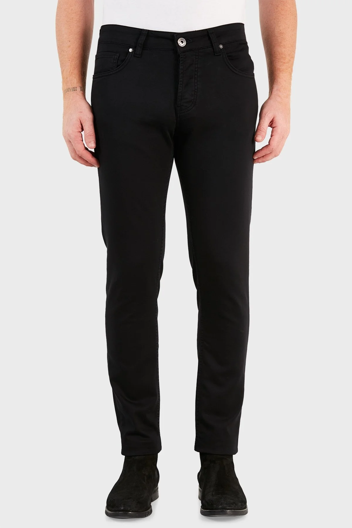 Exxe Slim Fit Cepli Pamuklu Jeans Erkek Kot Pantolon EX1001K0011BARTEZ SİYAH - 9