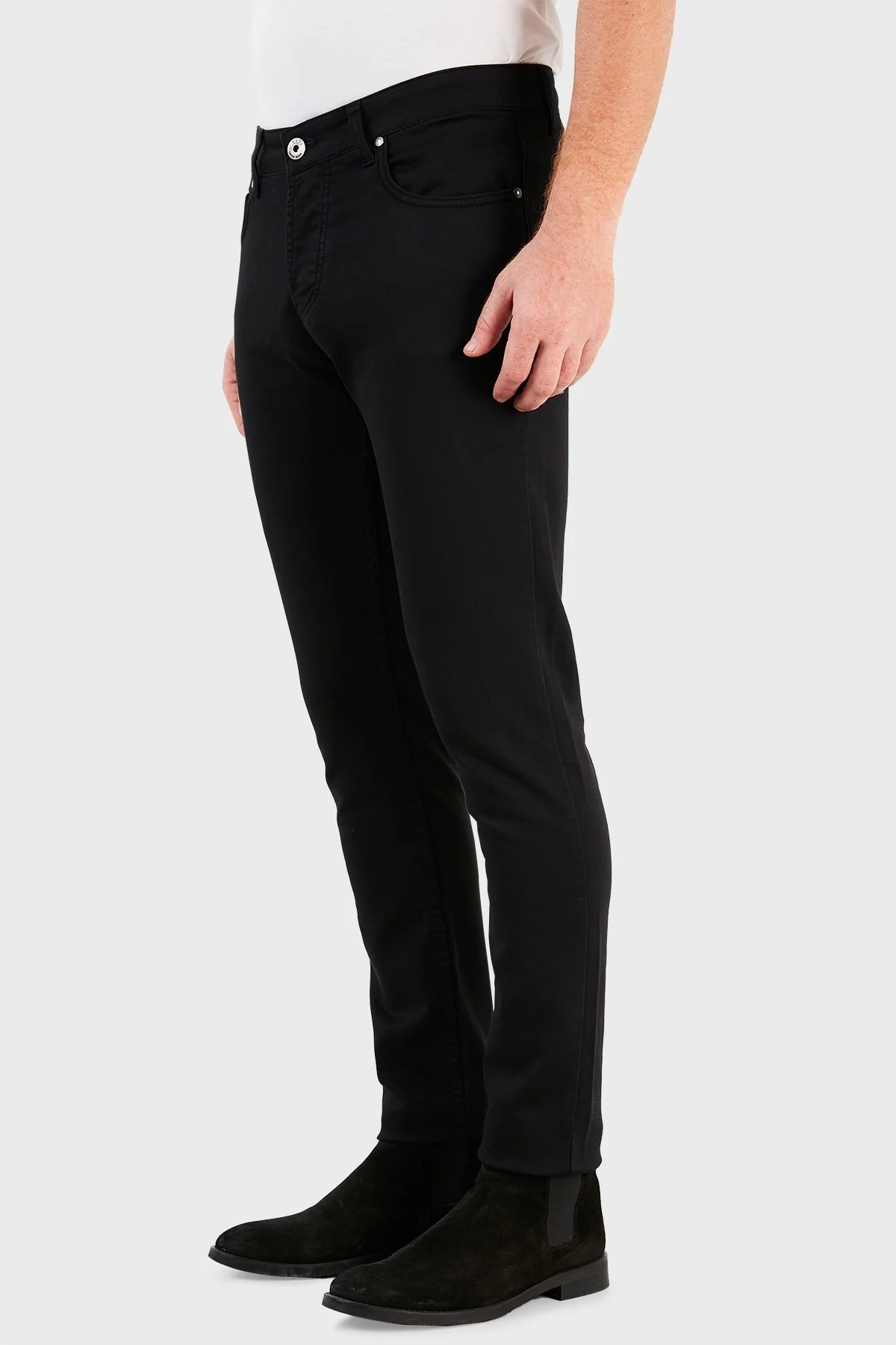 Exxe Slim Fit Cepli Pamuklu Jeans Erkek Kot Pantolon EX1001K0011BARTEZ SİYAH - 11