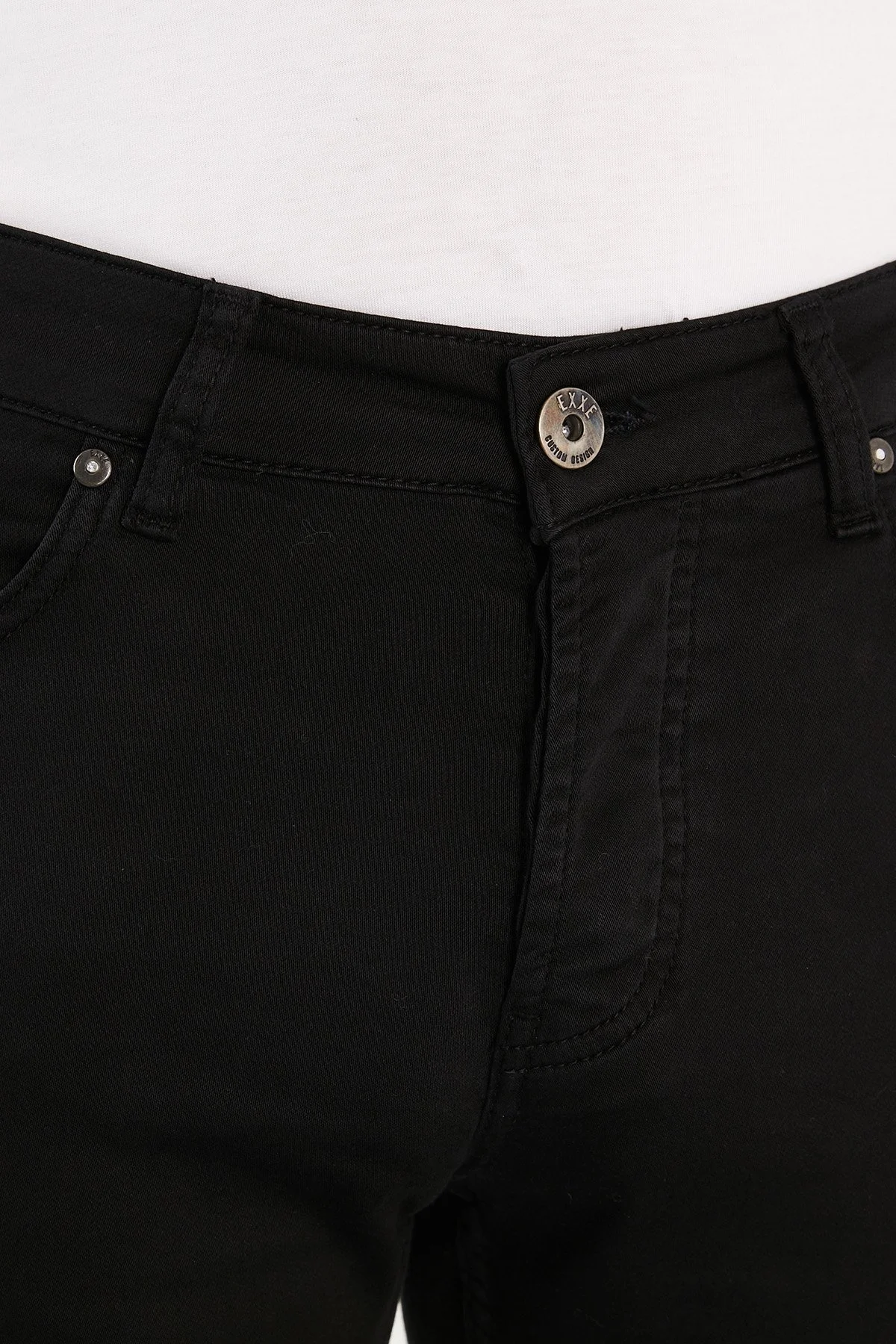 Exxe Slim Fit Cepli Pamuklu Jeans Erkek Kot Pantolon EX1001K0011BARTEZ SİYAH - 13