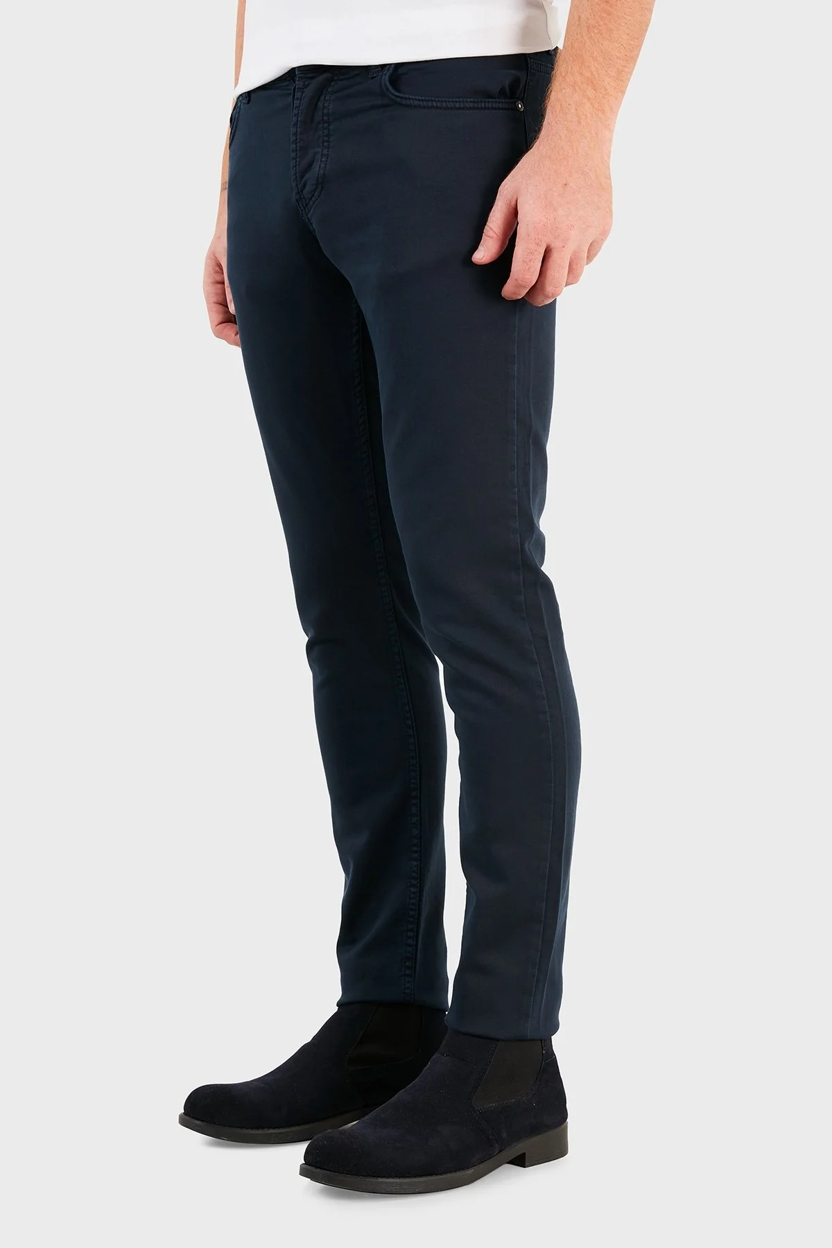 Exxe Slim Cepli Pamuklu Jeans Erkek Kot Pantolon EX1001K0012BARTEZ LACİVERT - 4