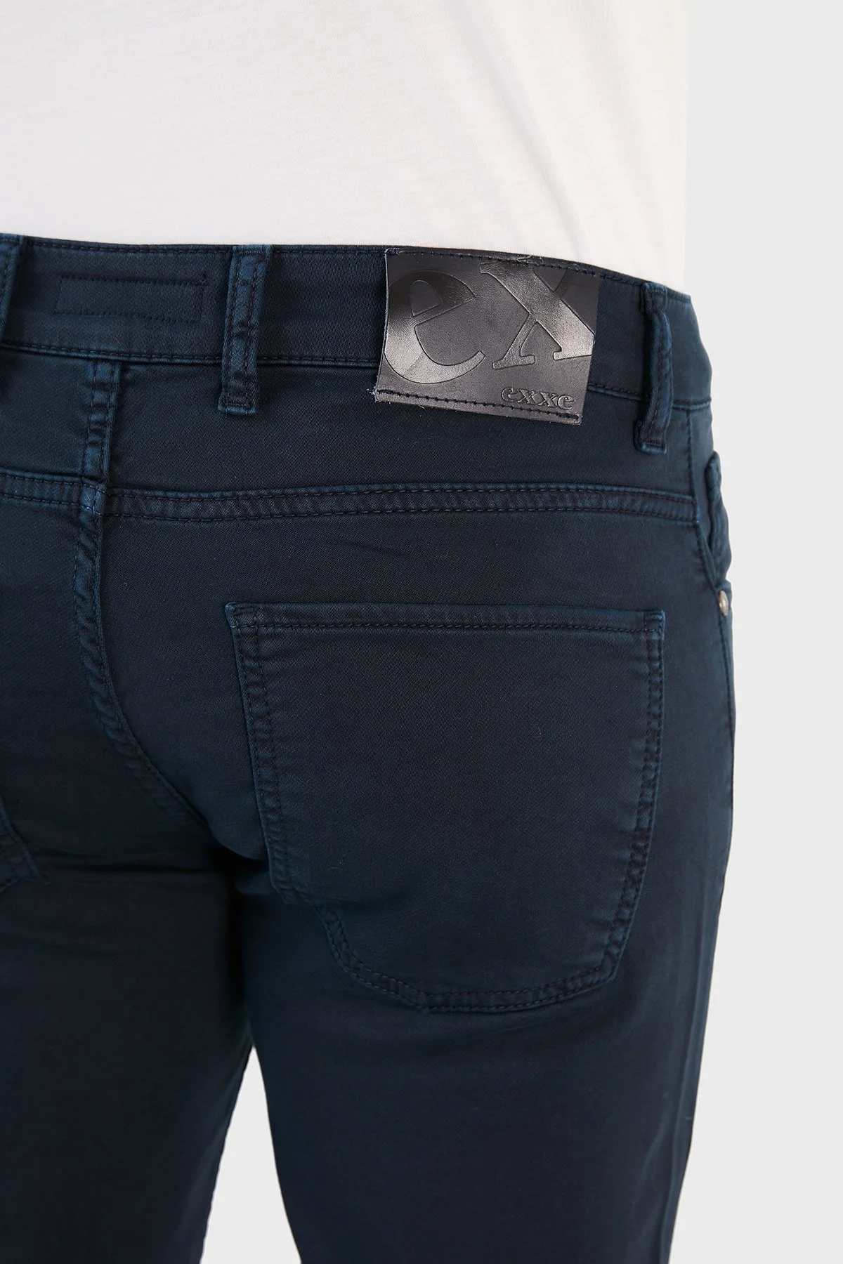 Exxe Slim Cepli Pamuklu Jeans Erkek Kot Pantolon EX1001K0012BARTEZ LACİVERT - 7