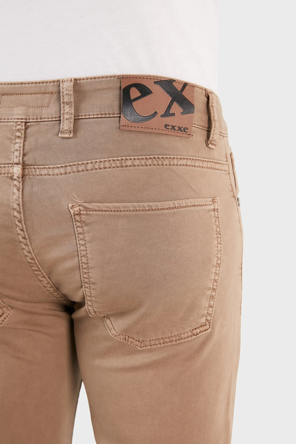 Exxe Slim Fit Cepli Pamuklu Jeans Erkek Kot Pantolon EX1001K0014BARTEZ TOPRAK - 7