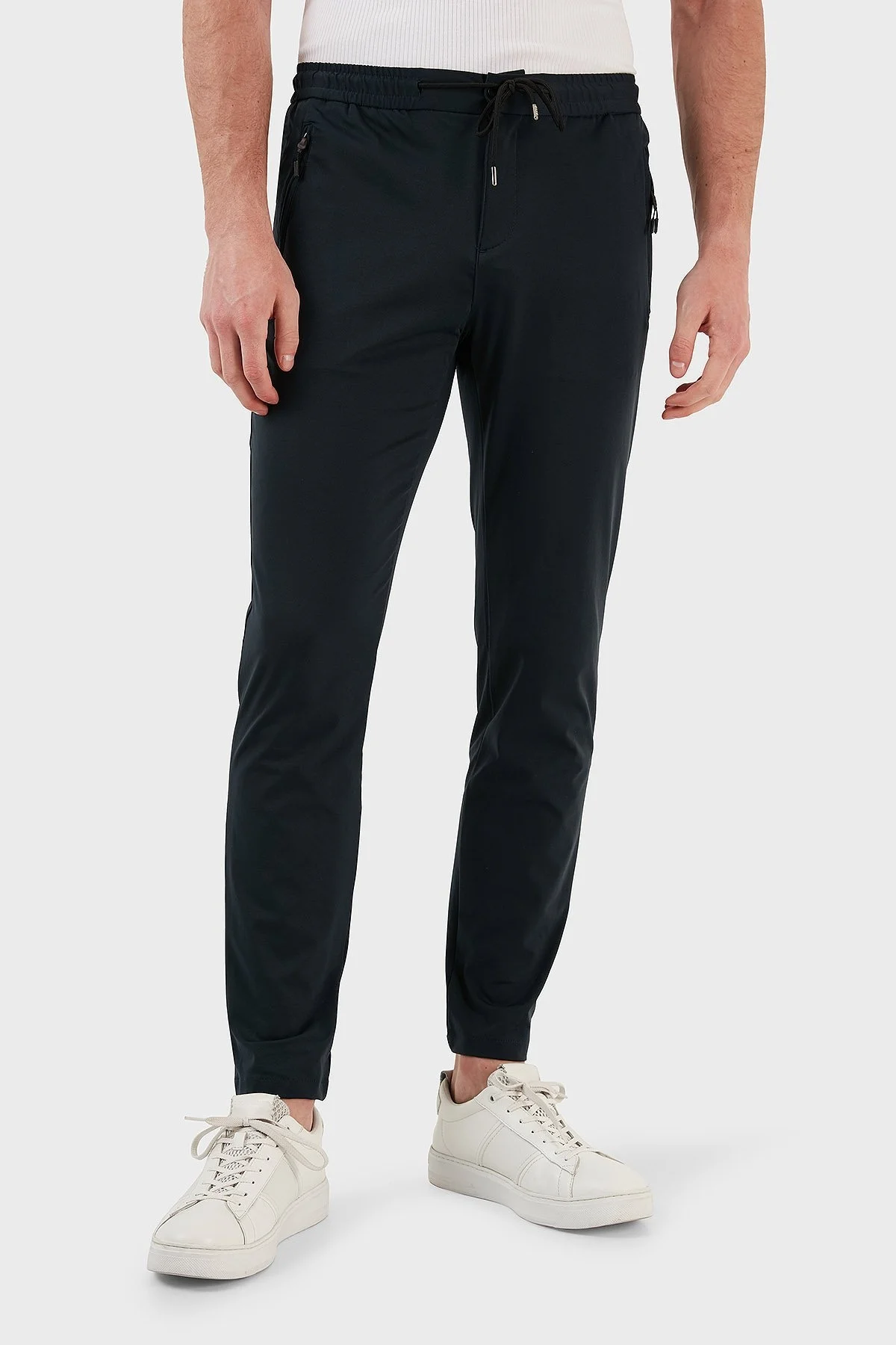 Exxe Normal Bel Slim Fit Dar Paça Erkek Pantolon 630GMP09 LACİVERT - 2