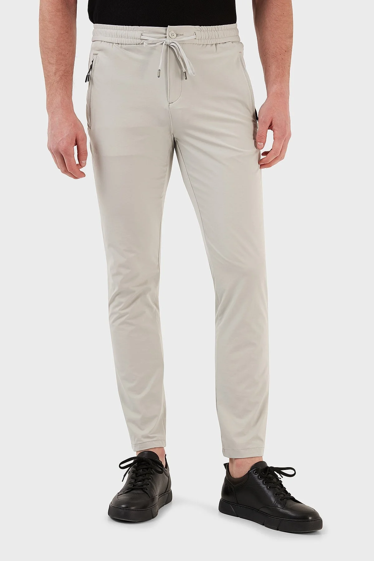 Exxe Normal Bel Slim Fit Dar Paça Erkek Pantolon 630GMP09 TAŞ - 4