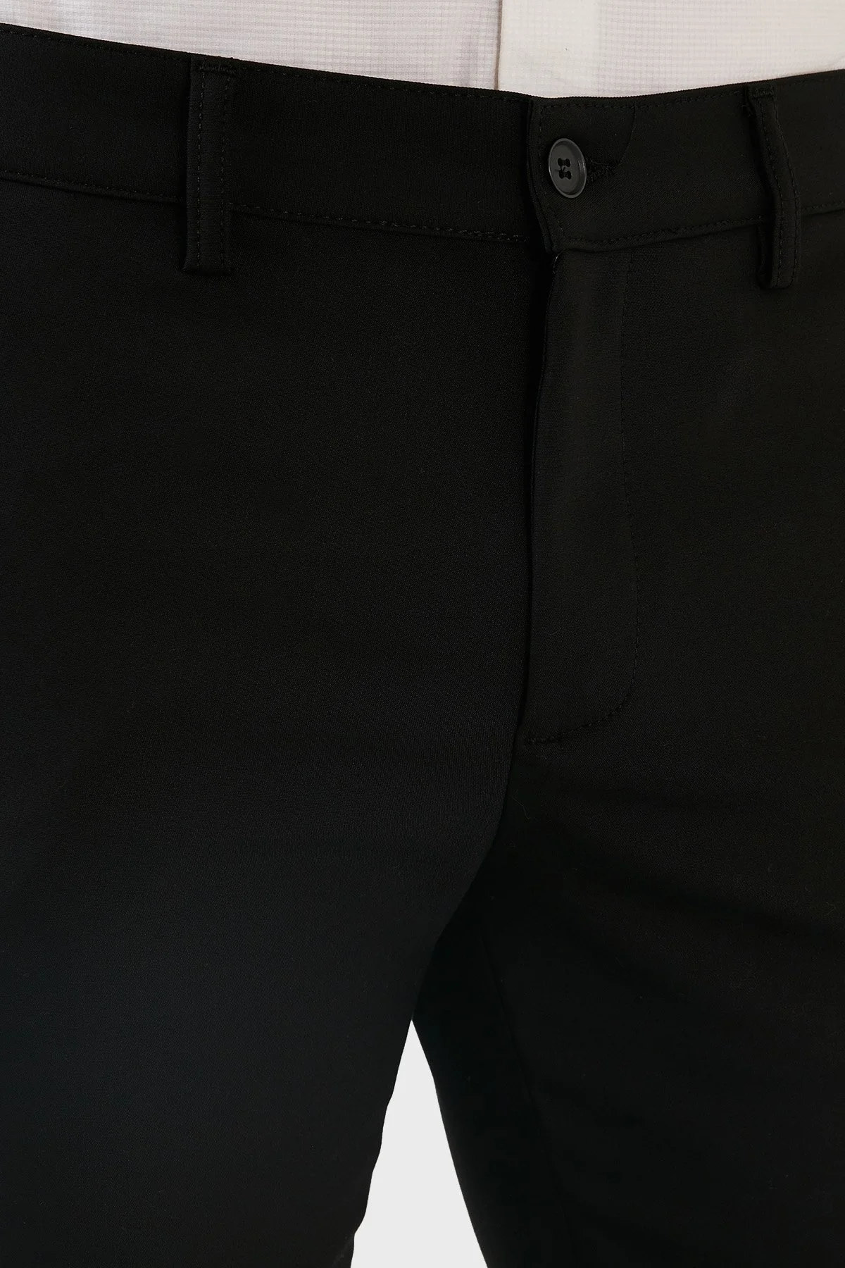 Exxe Normal Bel Slim Fit Klasik Kumaş Erkek Pantolon 630GBK04 SİYAH - 6