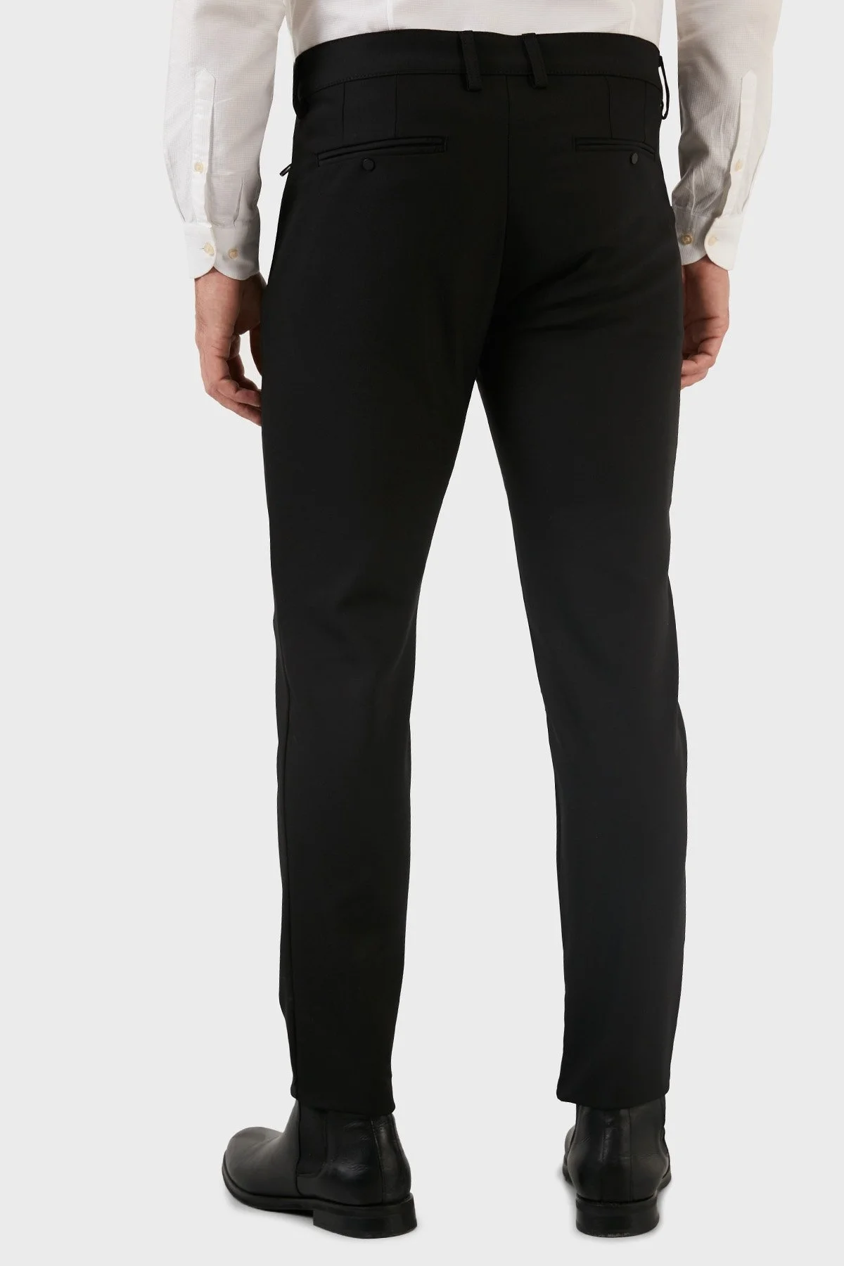 Exxe Normal Bel Slim Fit Klasik Kumaş Erkek Pantolon 630GBK04 SİYAH - 7