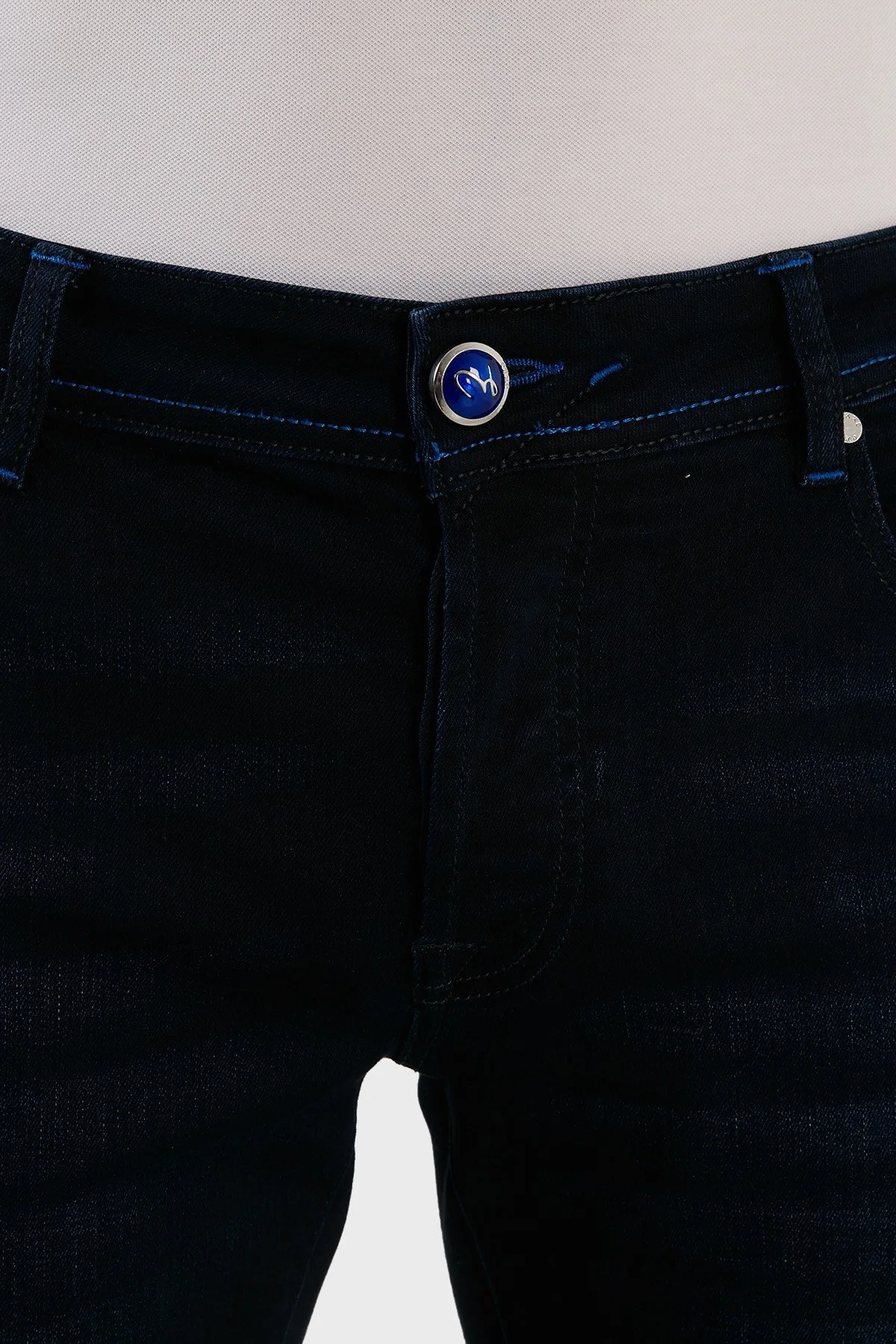 Exxe Normal Bel Slim Fit Pamuklu Jeans Erkek Kot Pantolon 629J012001 LACİVERT - 11