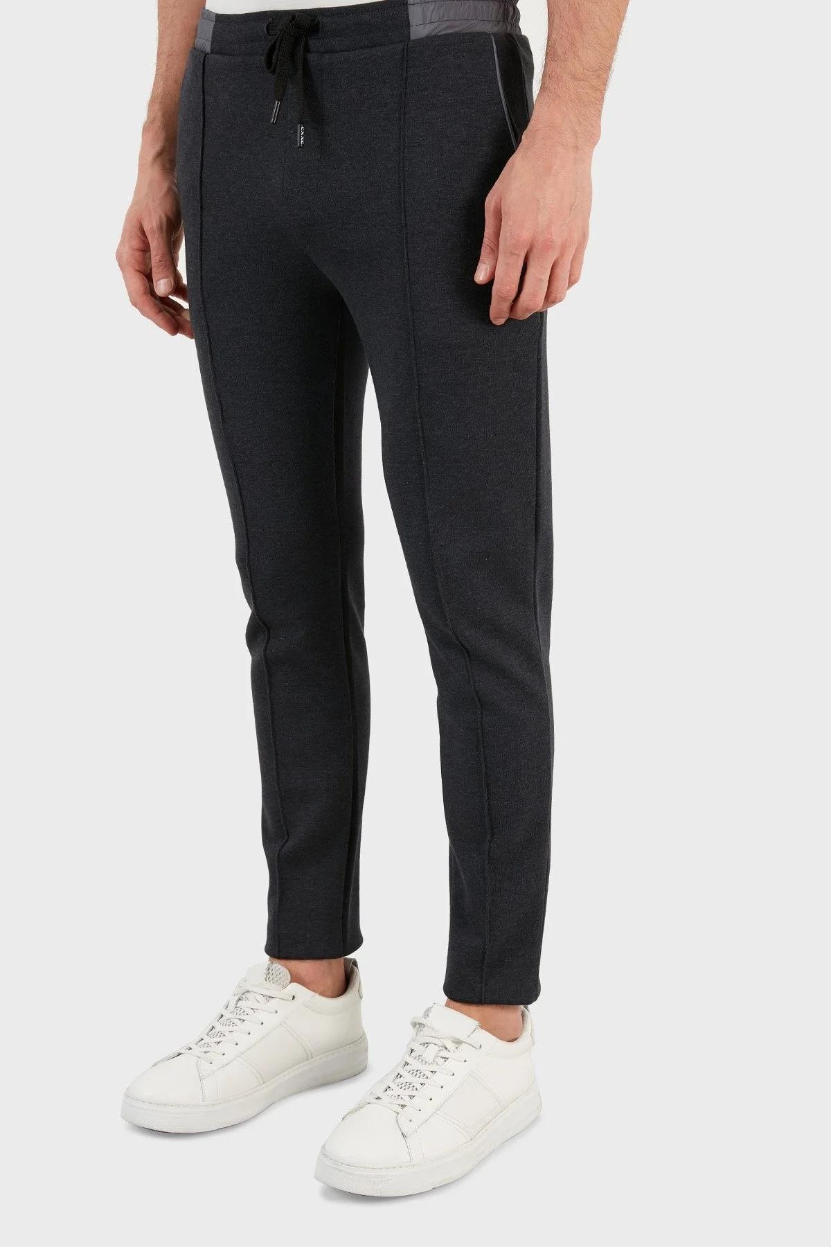 Exxe Pamuklu Belden Bağlamalı Cepli Jogger Erkek Pantolon 6143001 ANTRASİT - 3